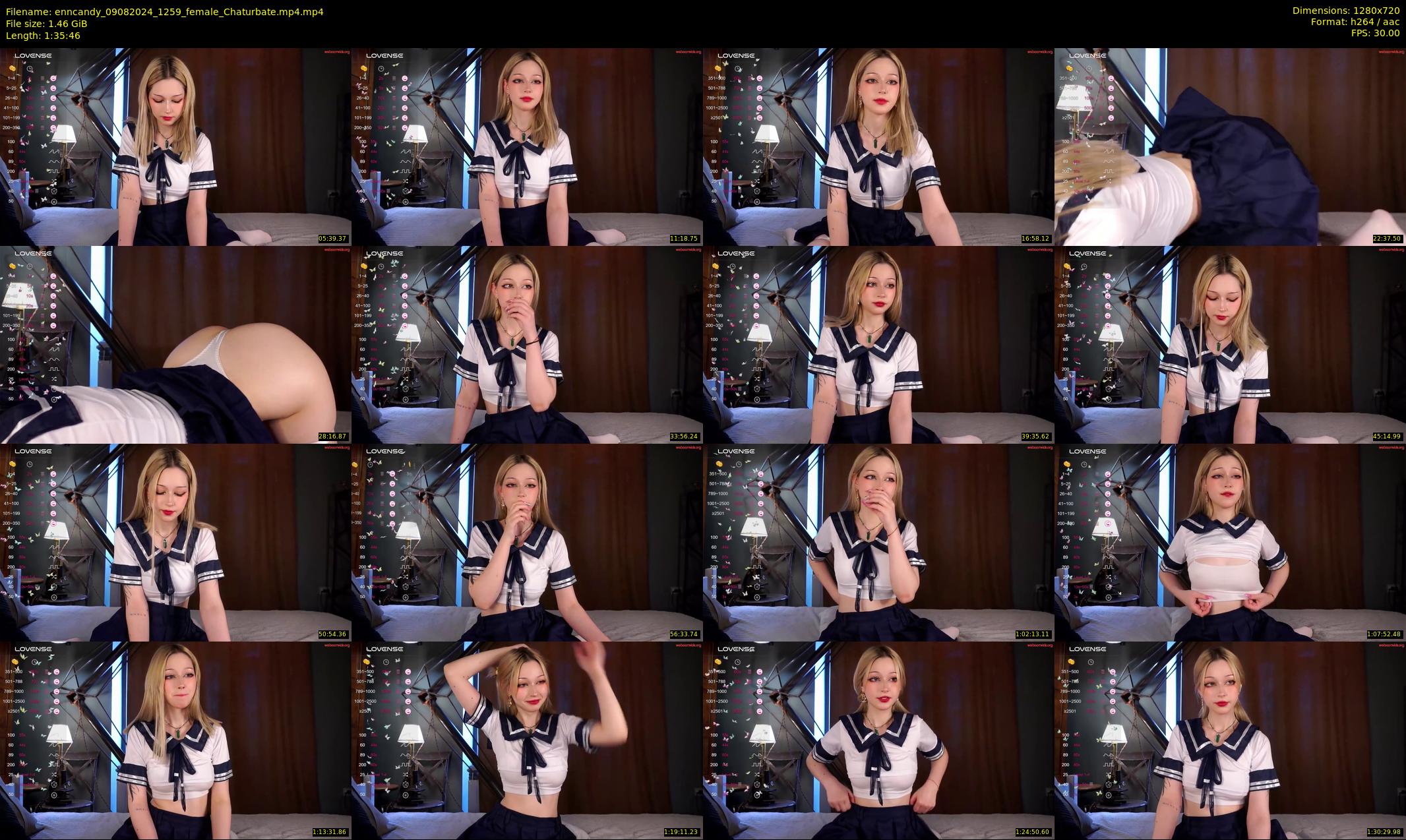 enncandy — 96 minute Chaturbate female cam show recording, 720p, Aug 9, 2024
