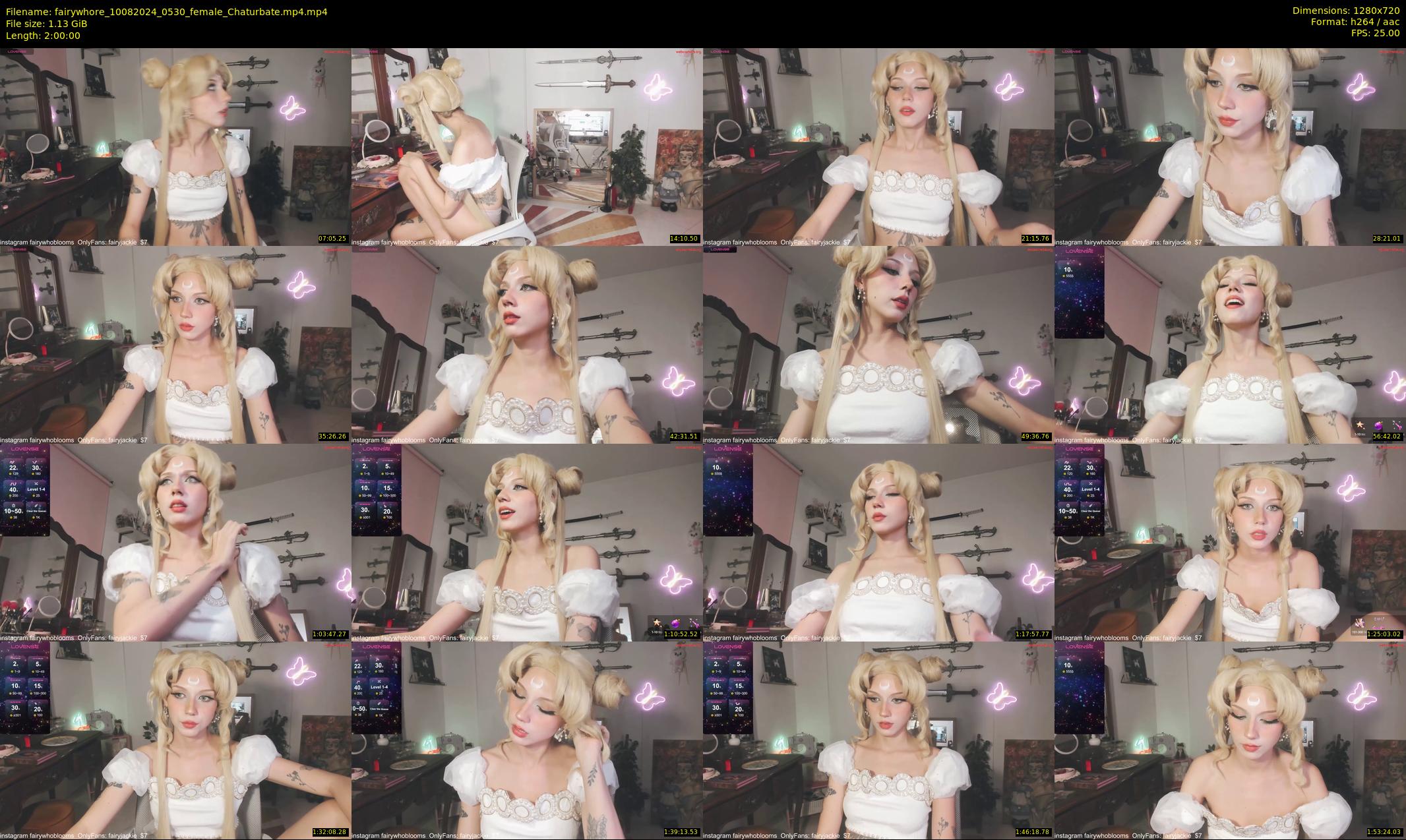 fairywhore — 120 minute Chaturbate female cam show recording, 720p, Aug 10, 2024