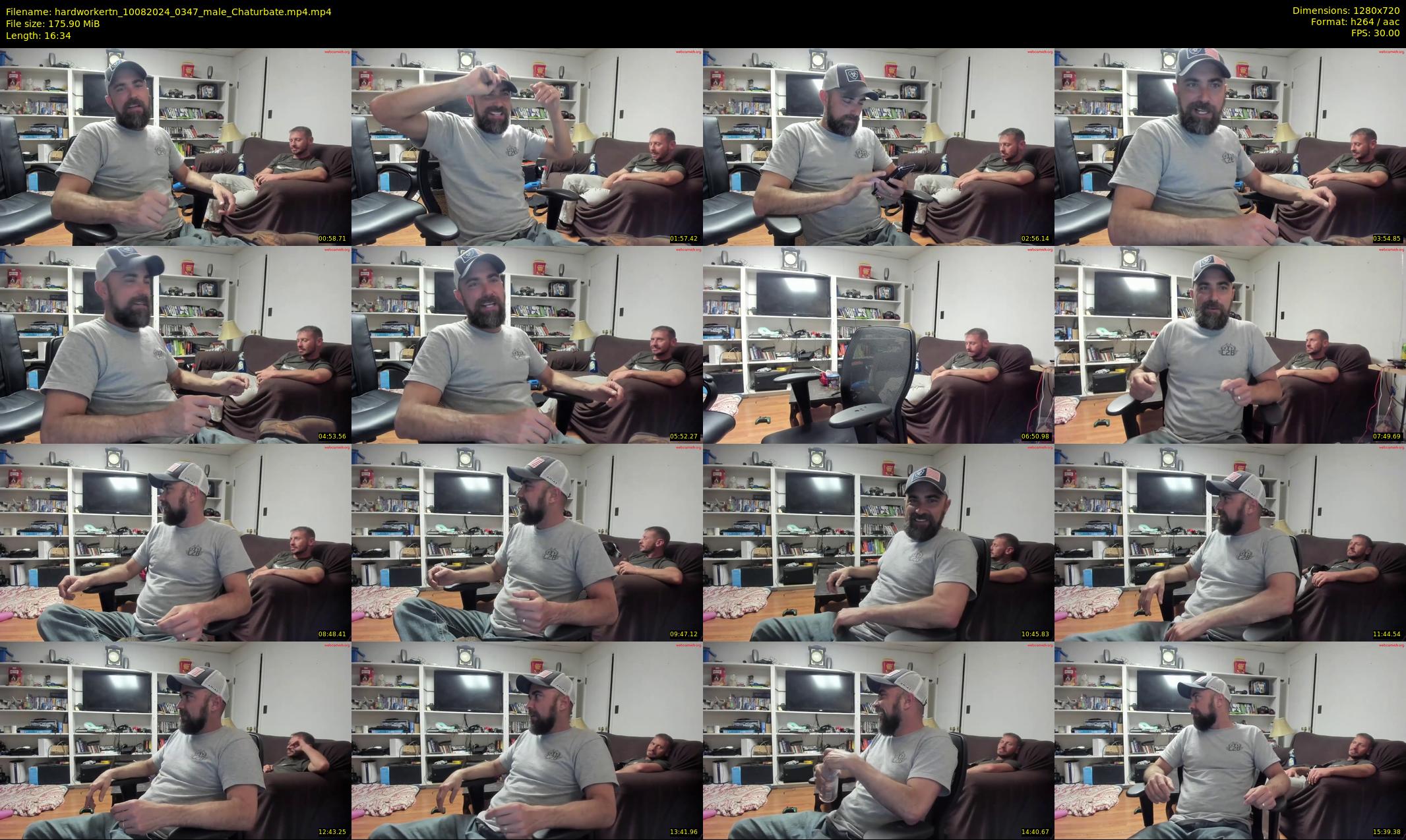 hardworkertn — 17 minute Chaturbate male cam show recording, 720p, Aug 10, 2024