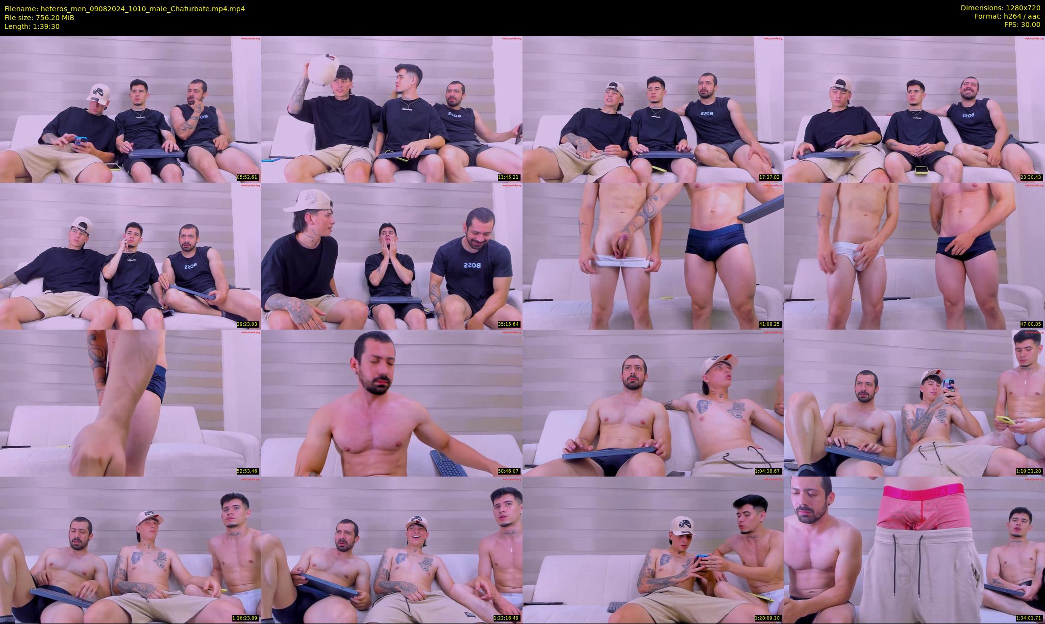 heteros_men — 100 minute Chaturbate male cam show recording, 720p, Aug 9, 2024