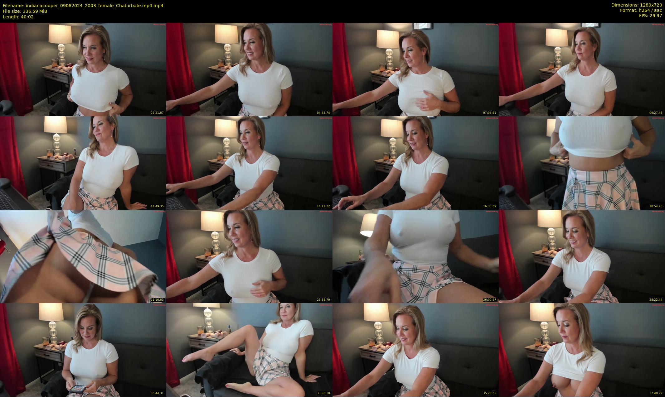 indianacooper — 41 minute Chaturbate female cam show recording, 720p, Aug 9, 2024