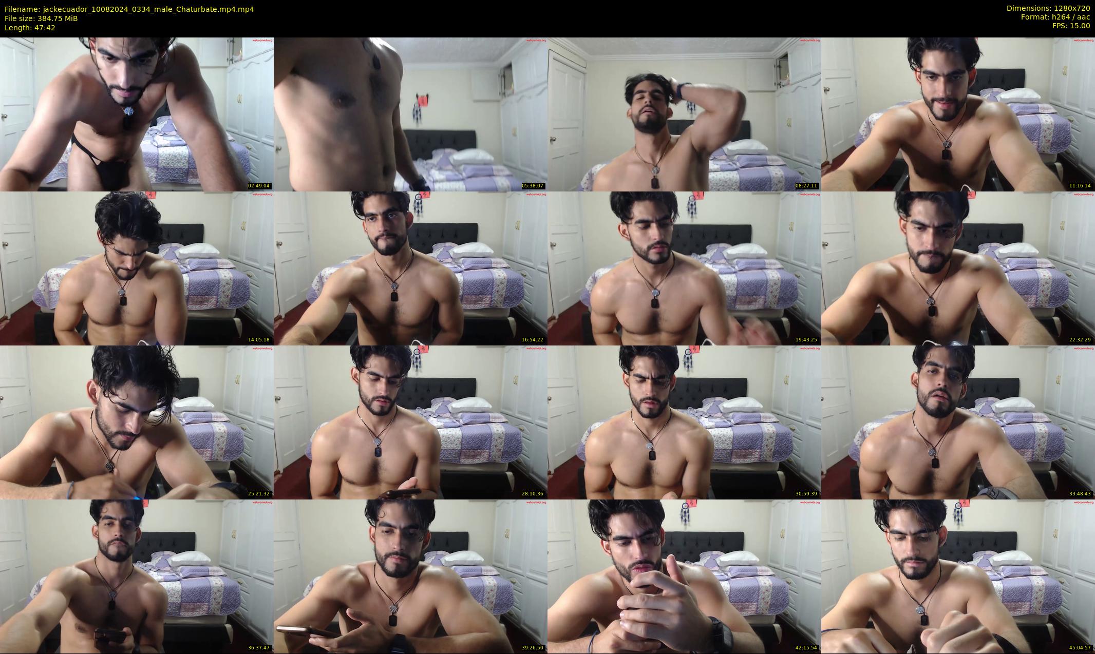 jackecuador — 48 minute Chaturbate male cam show recording, 720p, Aug 10, 2024