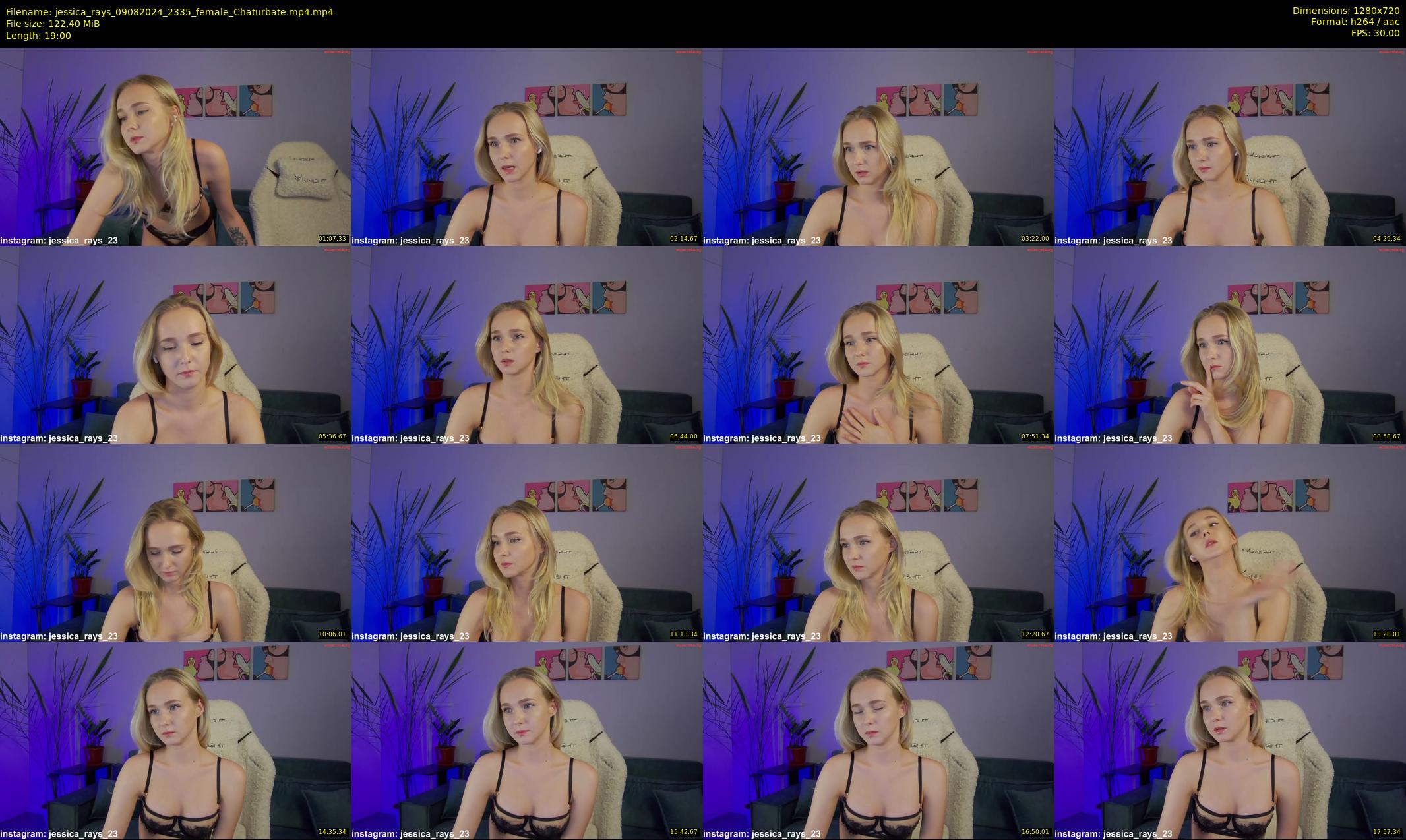 jessica_rays — 19 minute Chaturbate couple cam show recording, 720p, Aug 9, 2024