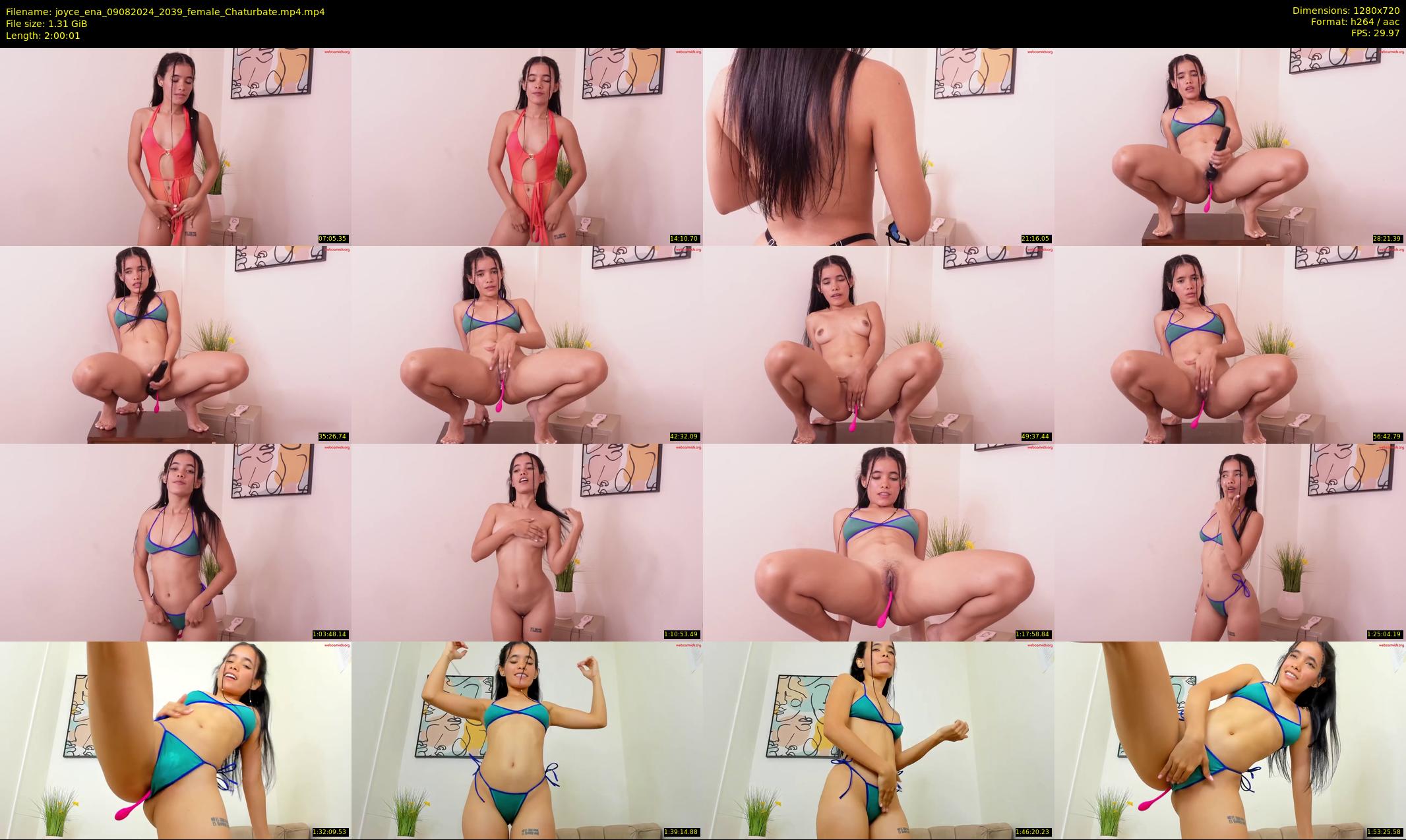 joyce_ena — 121 minute Chaturbate female cam show recording, 720p, Aug 9, 2024