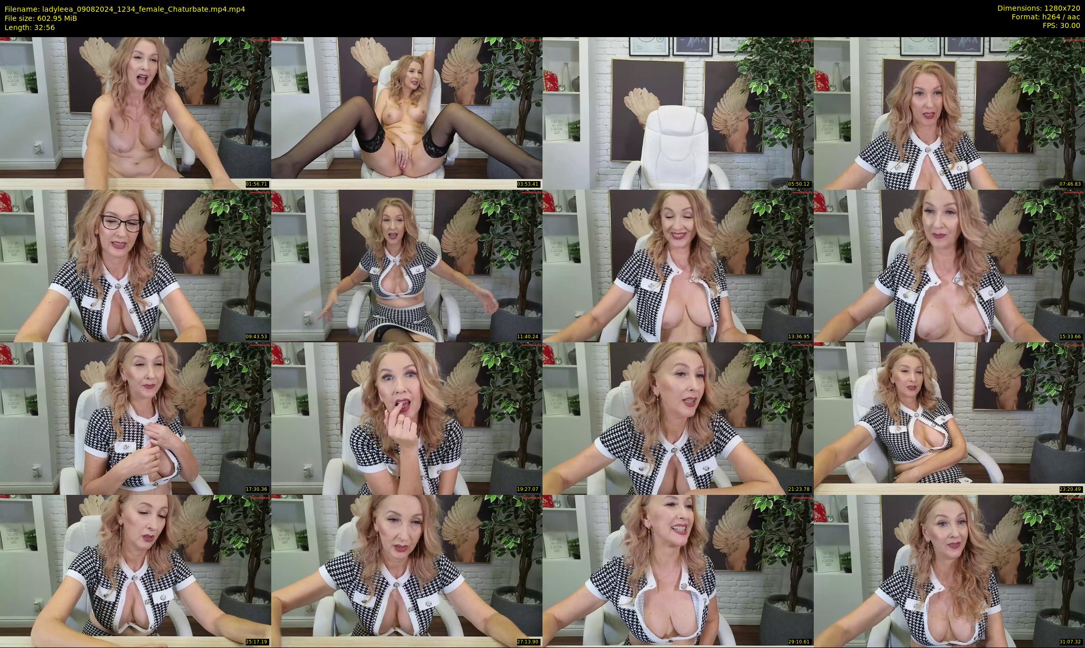 ladyleea — 33 minute Chaturbate female cam show recording, 720p, Aug 9, 2024