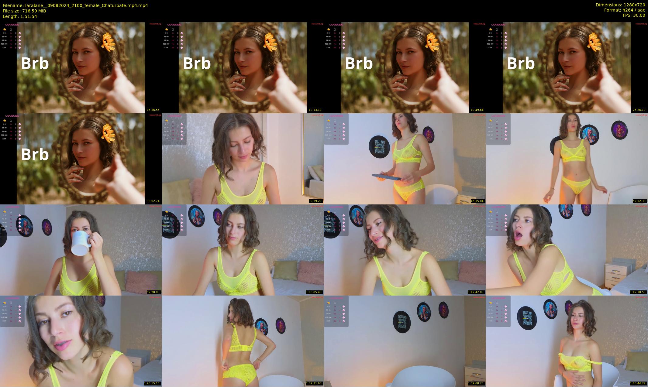 laralane_ — 112 minute Chaturbate female cam show recording, 720p, Aug 9, 2024