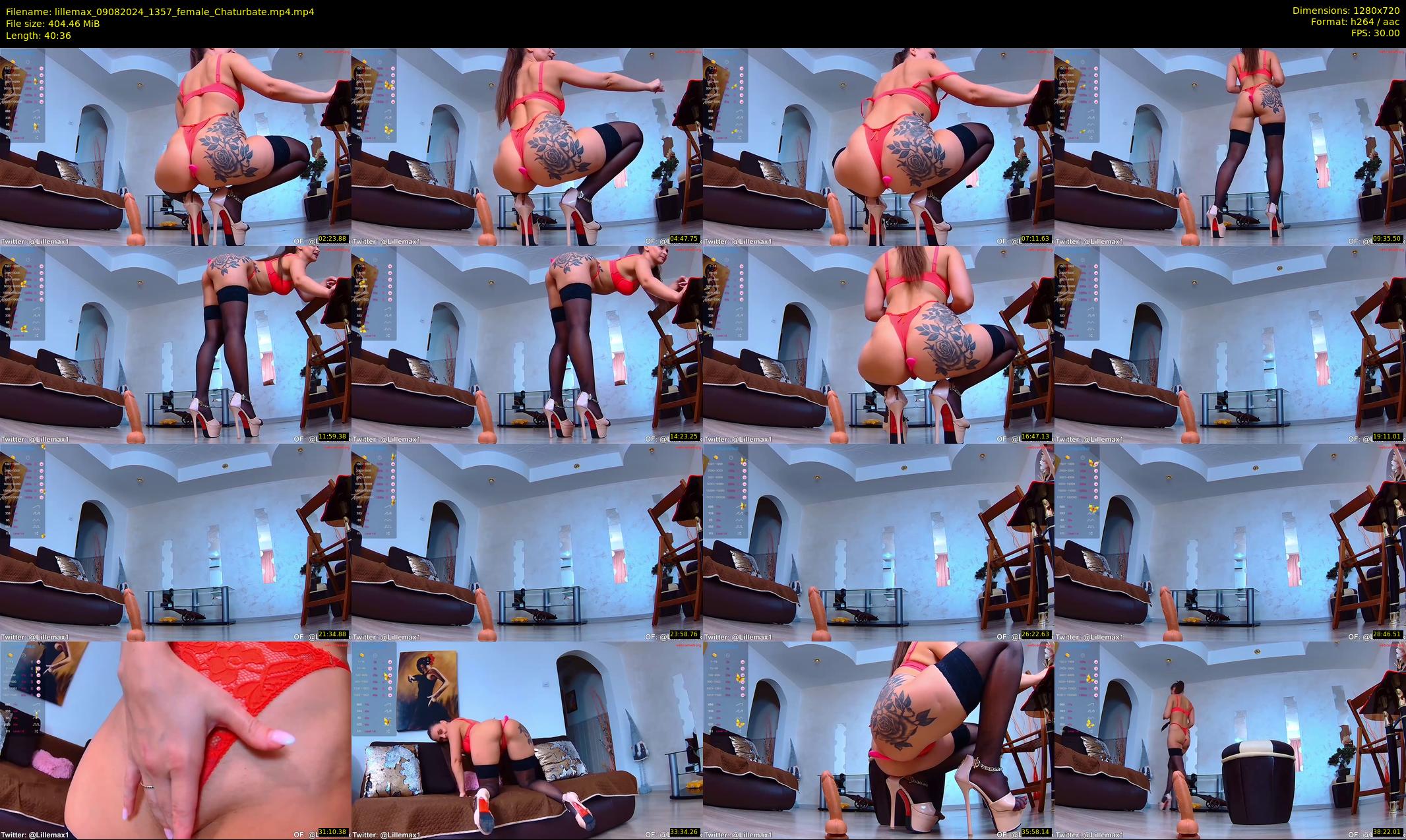 lillemax — 41 minute Chaturbate female cam show recording, 720p, Aug 9, 2024