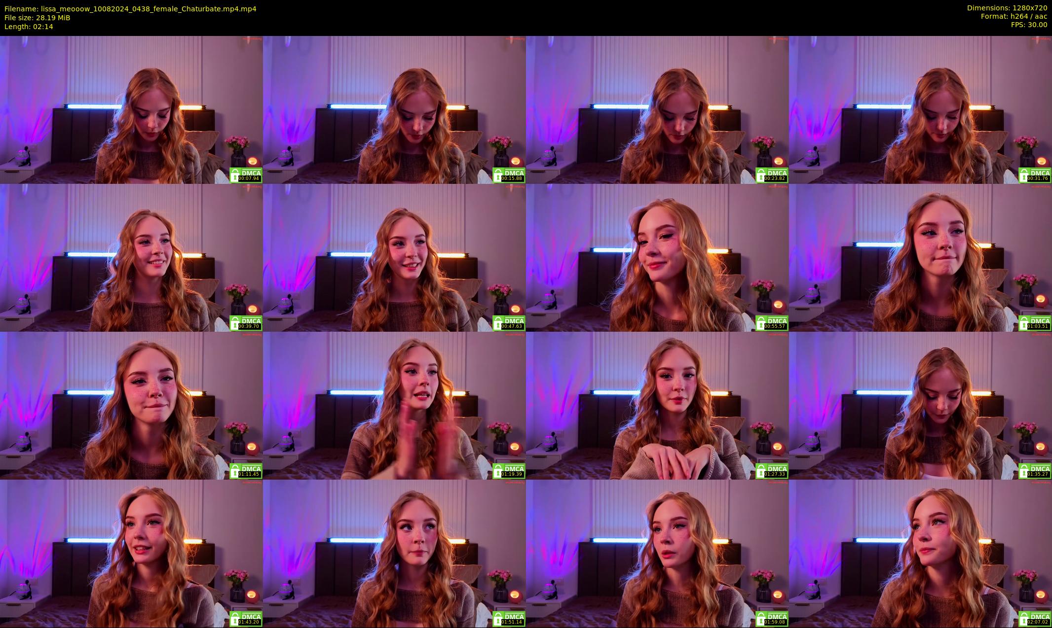 lissa_meooow — 3 minute Chaturbate female cam show recording, 720p, Aug 10, 2024