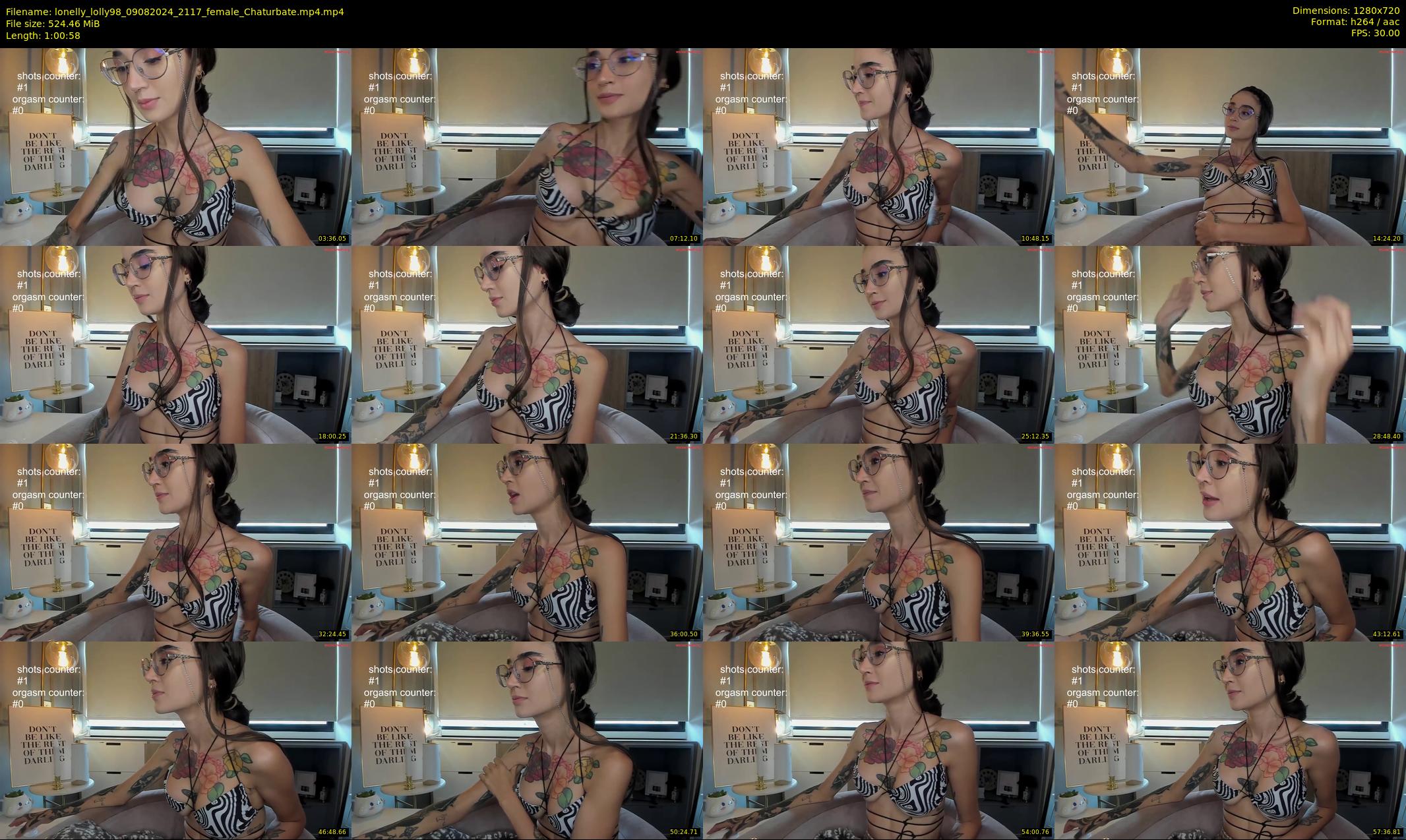lonelly_lolly98 — 61 minute Chaturbate female cam show recording, 720p, Aug 9, 2024