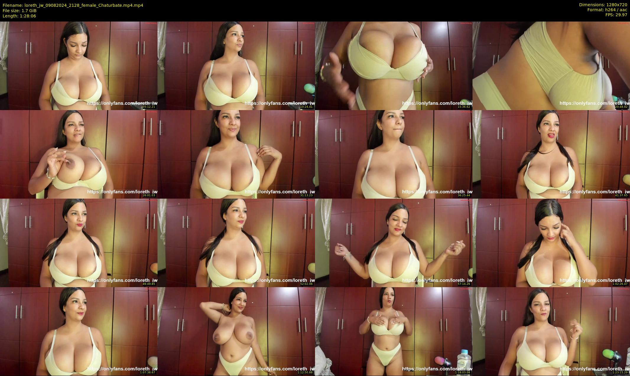 loreth_jw — 89 minute Chaturbate female cam show recording, 720p, Aug 9, 2024
