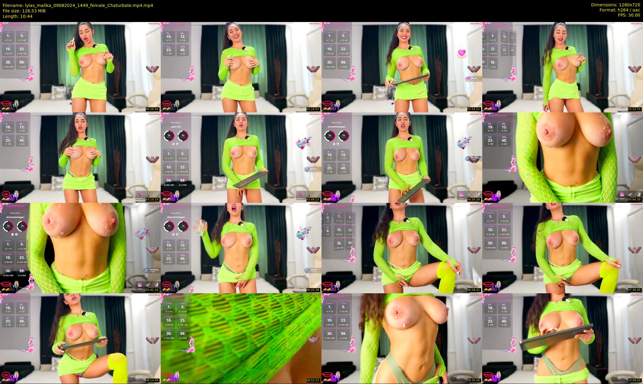 lylas_malika — 11 minute Chaturbate female cam show recording, 720p, Aug 9, 2024