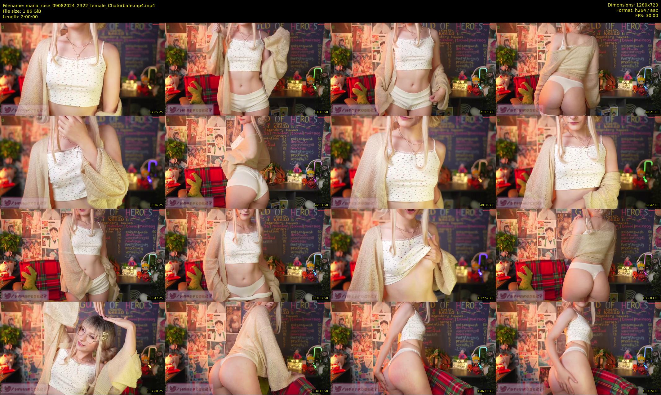 mana_rose — 120 minute Chaturbate female cam show recording, 720p, Aug 9, 2024