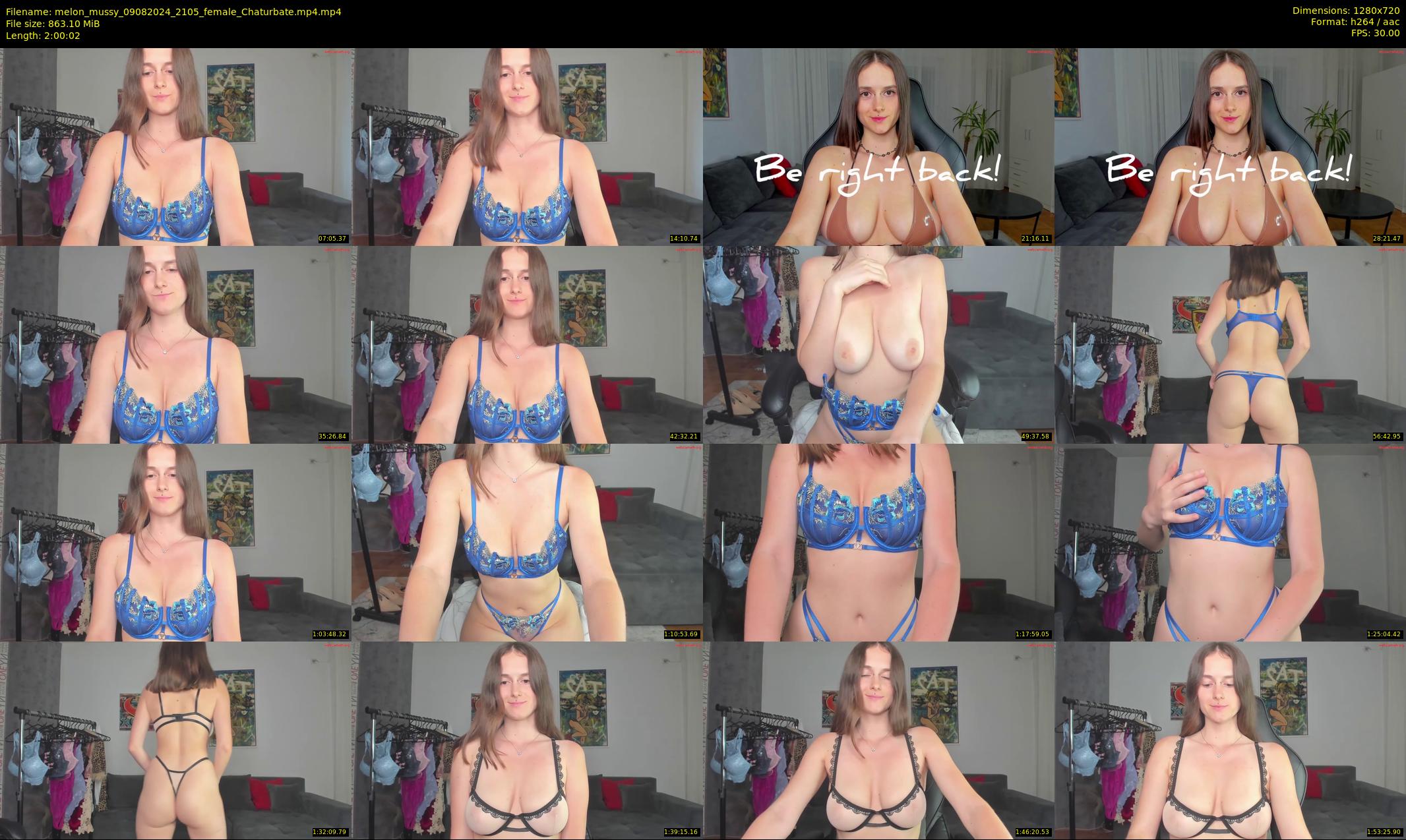 melon_mussy — 121 minute Chaturbate female cam show recording, 720p, Aug 9, 2024