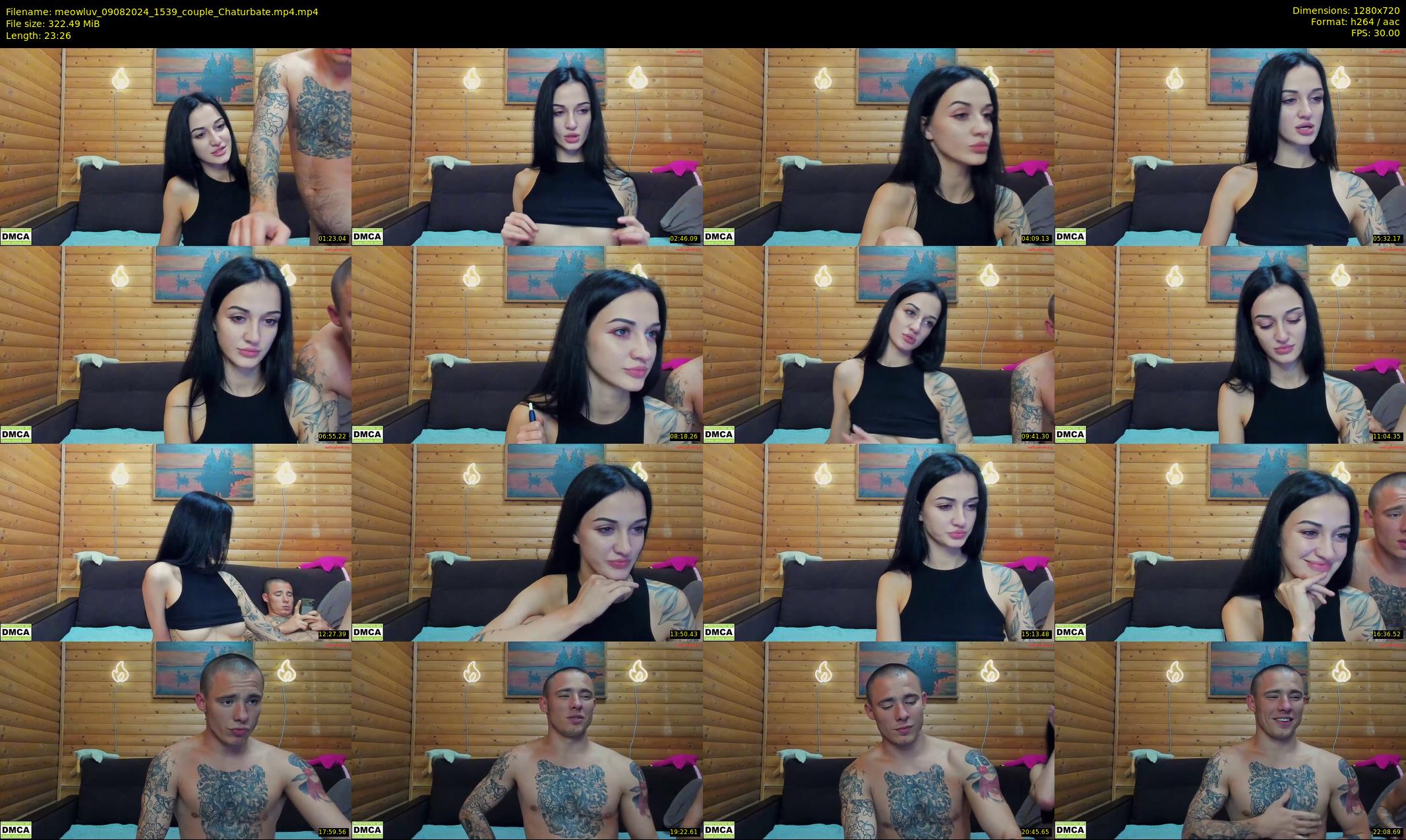 meowluv — 24 minute Chaturbate couple cam show recording, 720p, Aug 9, 2024