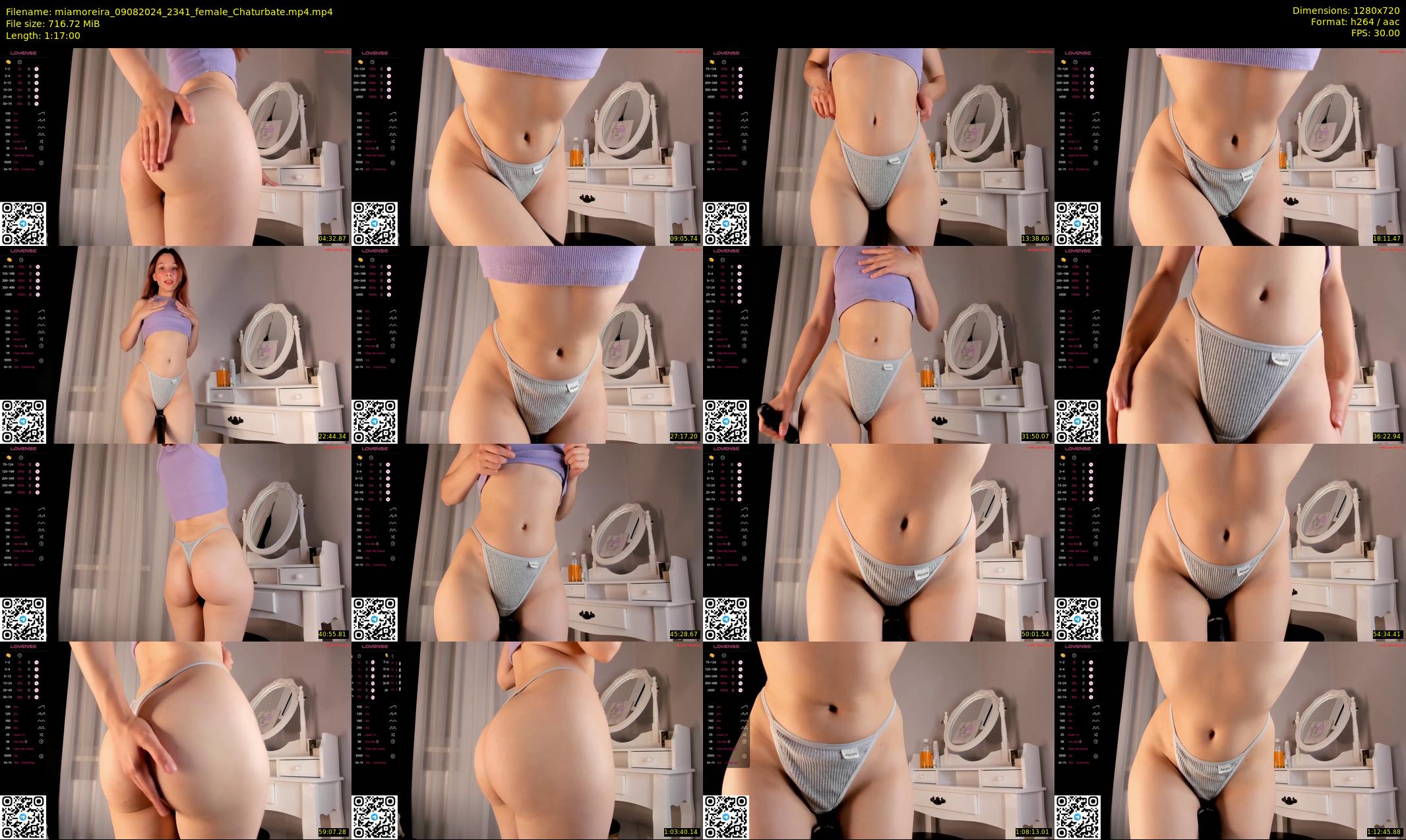 miamoreira — 77 minute Chaturbate female cam show recording, 720p, Aug 9, 2024