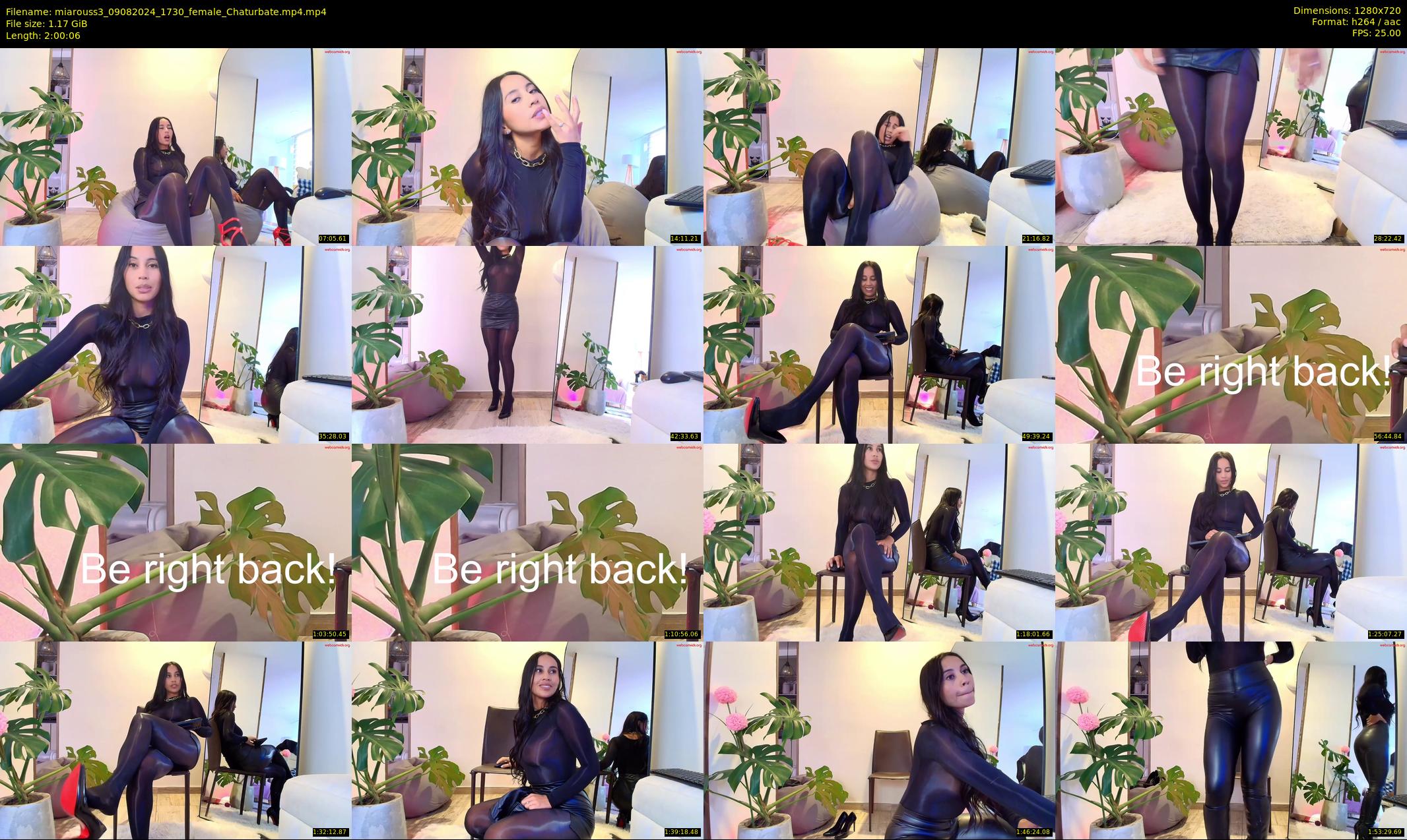 miarouss3 — 121 minute Chaturbate female cam show recording, 720p, Aug 9, 2024