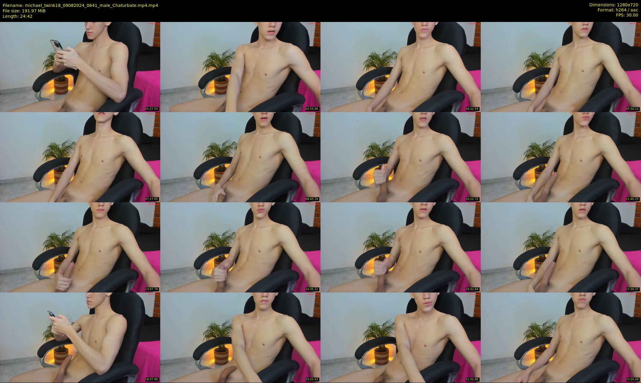 michael_twink18 — 25 minute Chaturbate male cam show recording, 720p, Aug 9, 2024