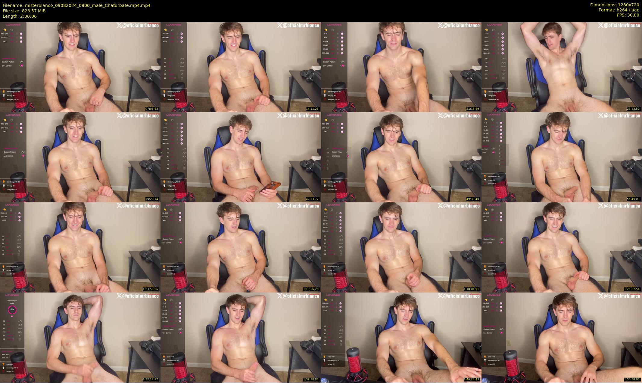 misterblanco — 121 minute Chaturbate male cam show recording, 720p, Aug 9, 2024