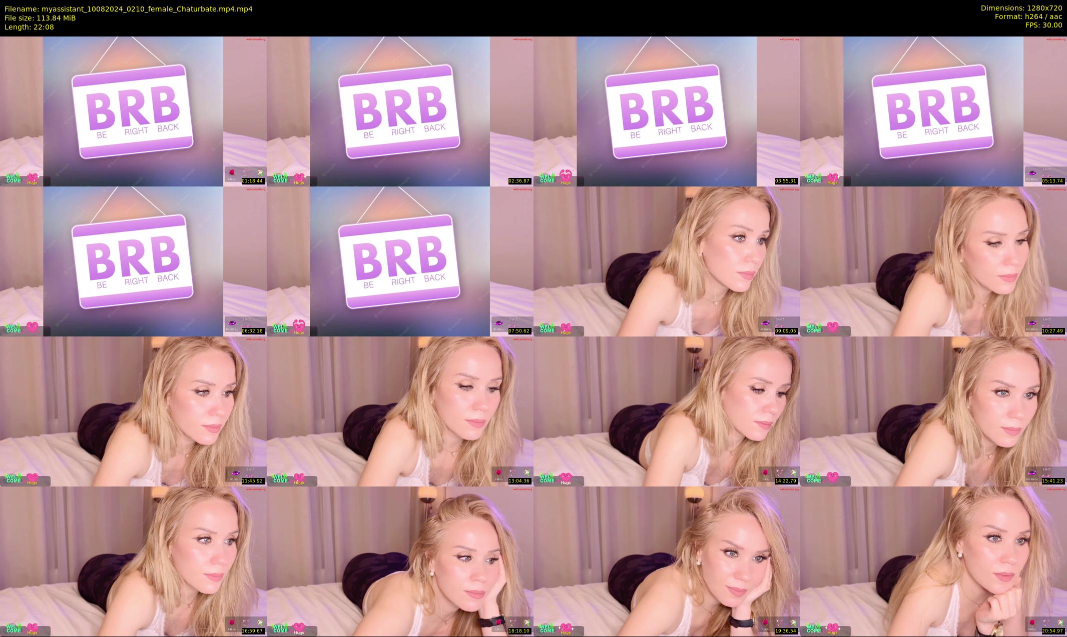 myassistant — 23 minute Chaturbate female cam show recording, 720p, Aug 10, 2024