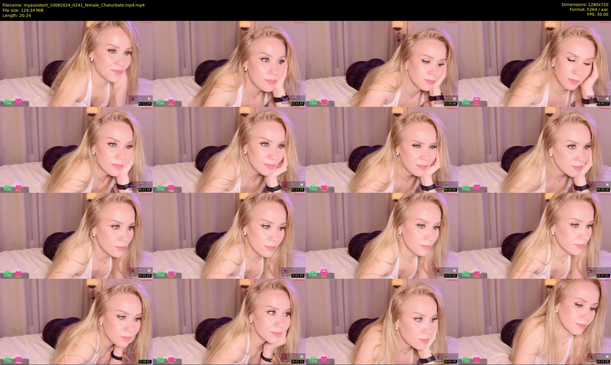 myassistant — 21 minute Chaturbate female cam show recording, 720p, Aug 10, 2024