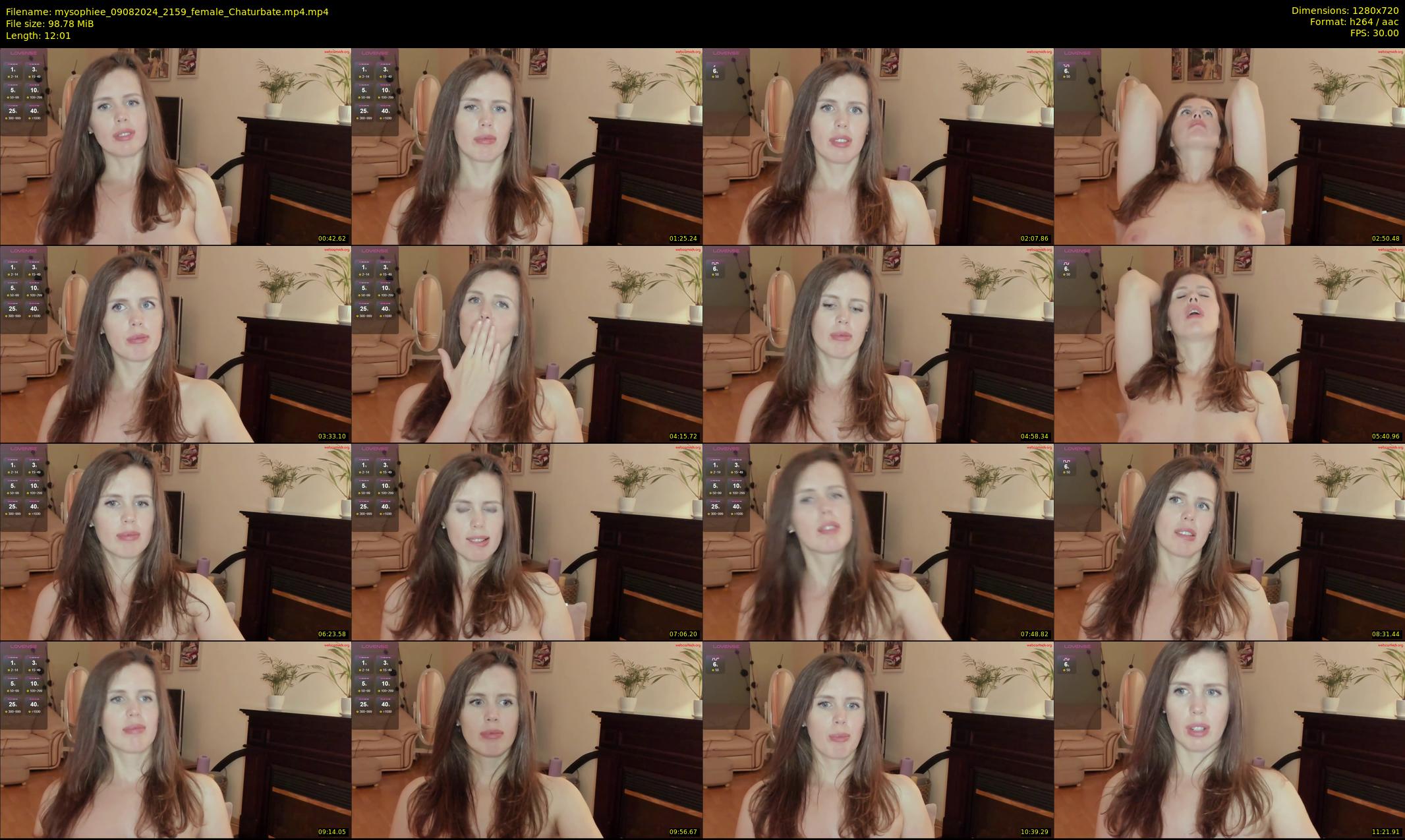 mysophiee — 13 minute Chaturbate female cam show recording, 720p, Aug 9, 2024