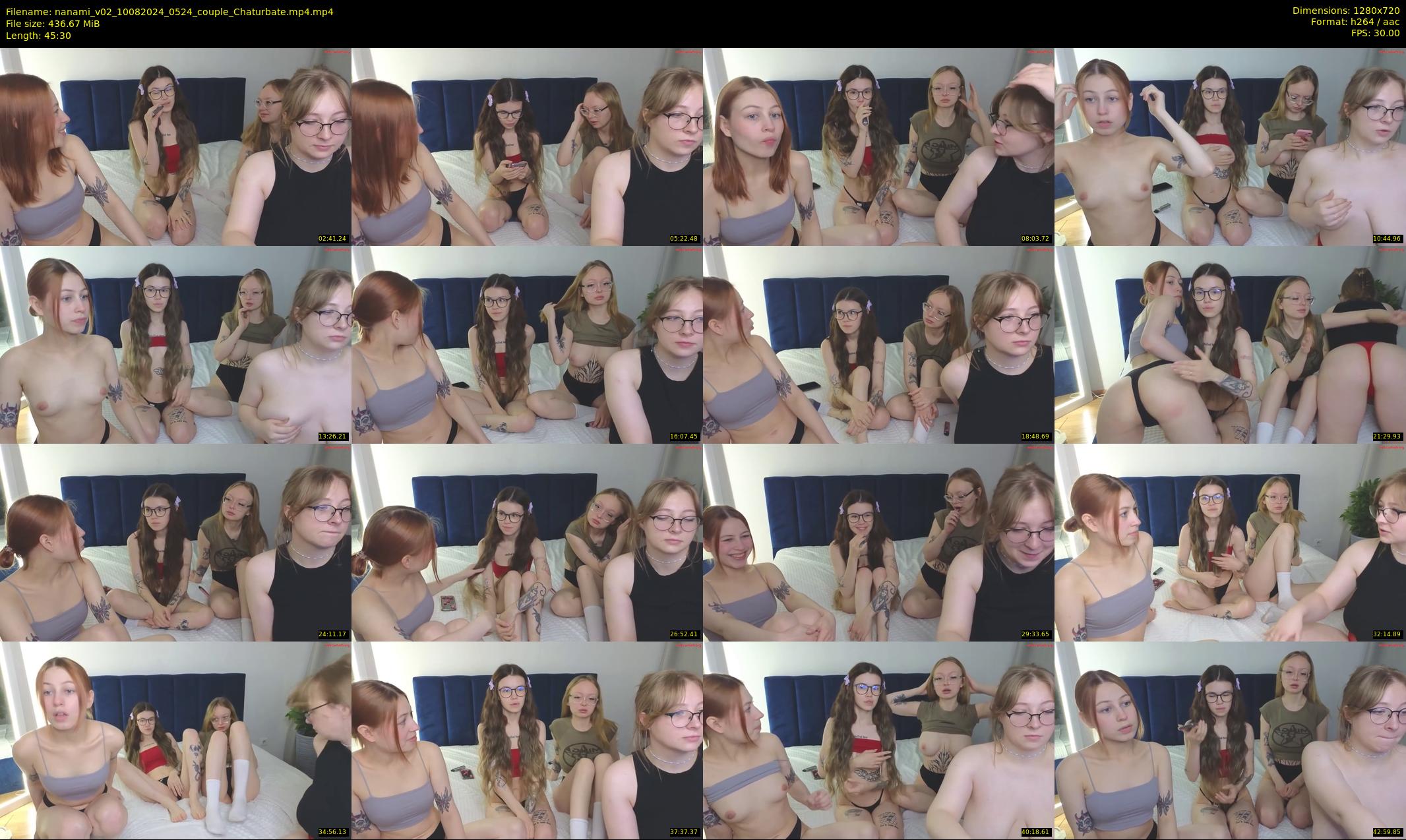 nanami_v02 — 46 minute Chaturbate couple cam show recording, 720p, Aug 10, 2024