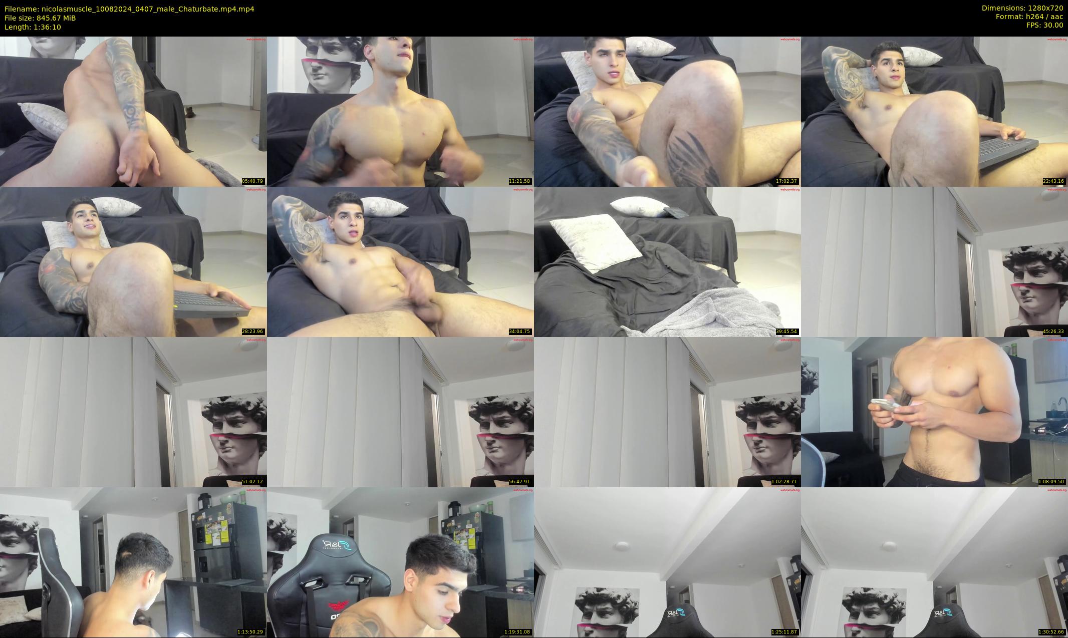 nicolasmuscle — 97 minute Chaturbate male cam show recording, 720p, Aug 10, 2024