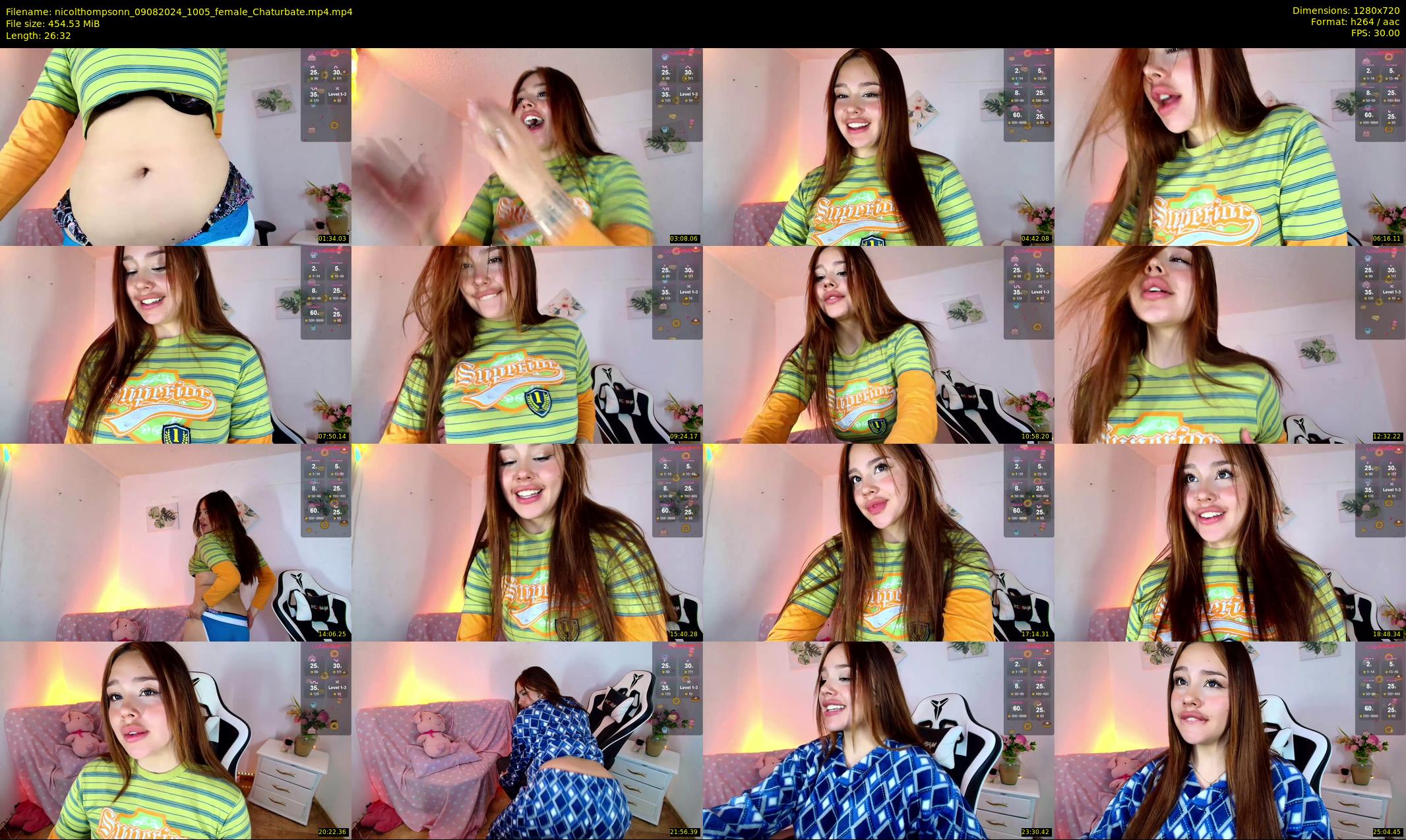 nicolthompsonn — 27 minute Chaturbate female cam show recording, 720p, Aug 9, 2024