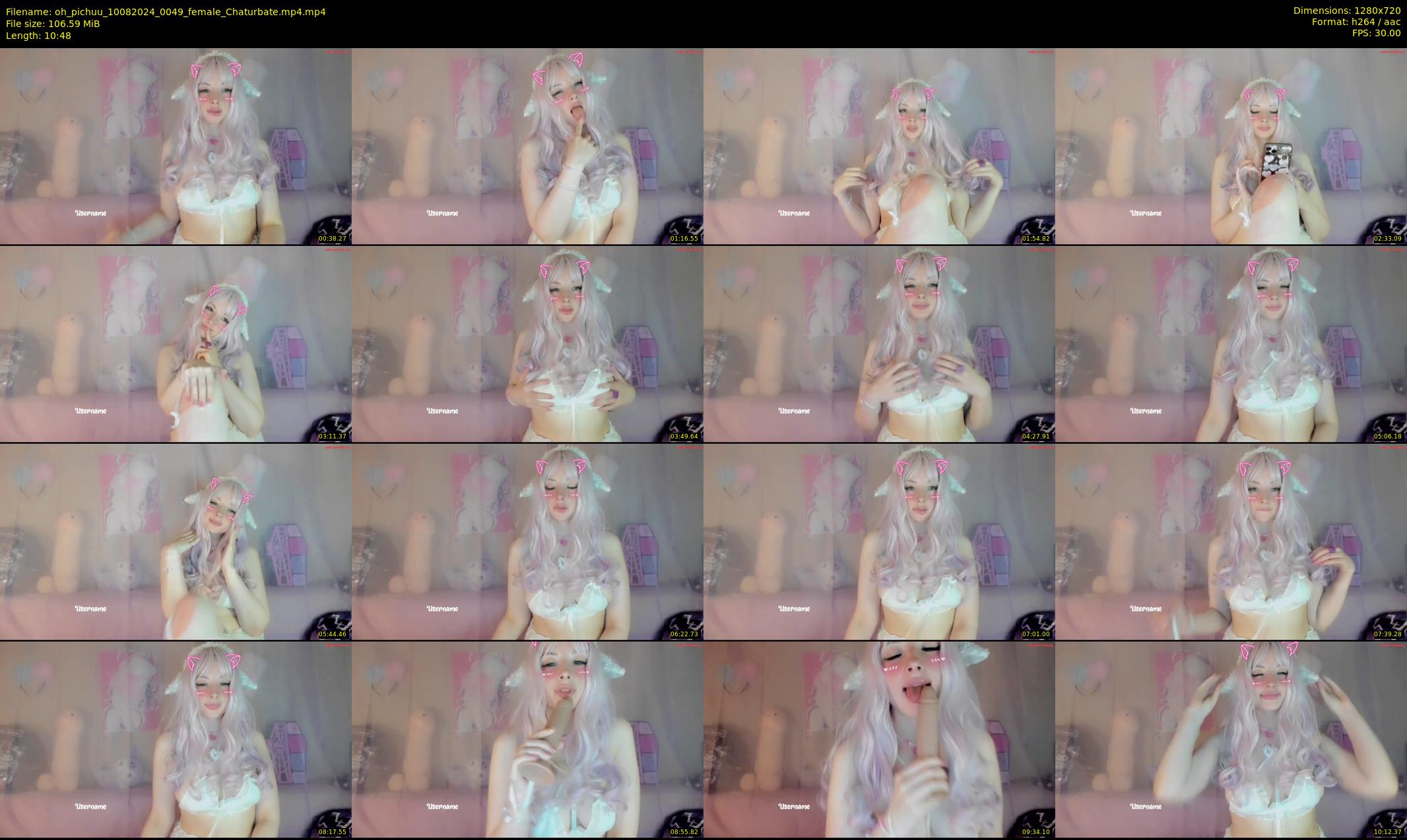 oh_pichuu — 11 minute Chaturbate female cam show recording, 720p, Aug 10, 2024