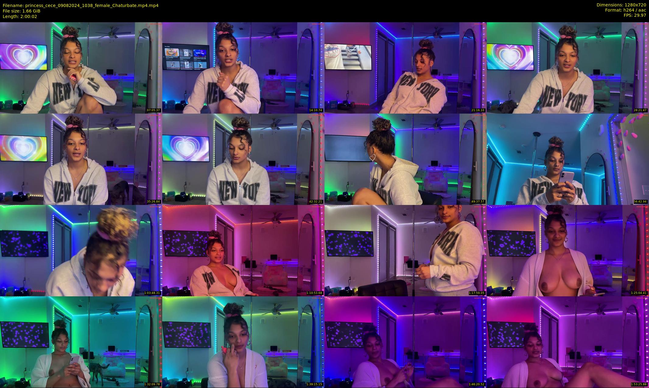 princess_cece — 121 minute Chaturbate female cam show recording, 720p, Aug 9, 2024