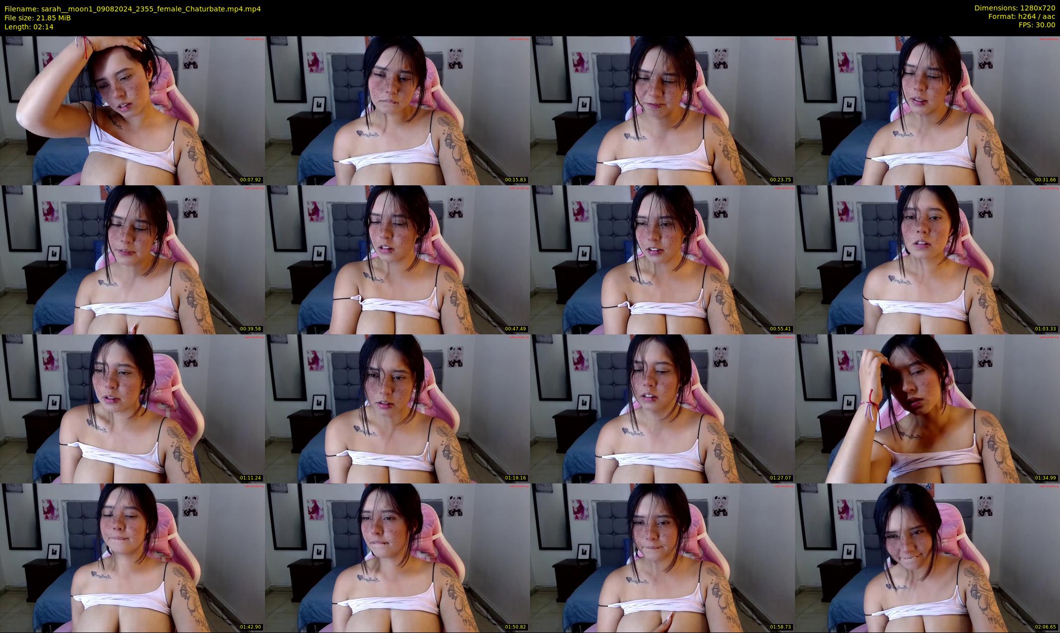 sarah__moon1 — 3 minute Chaturbate female cam show recording, 720p, Aug 9, 2024