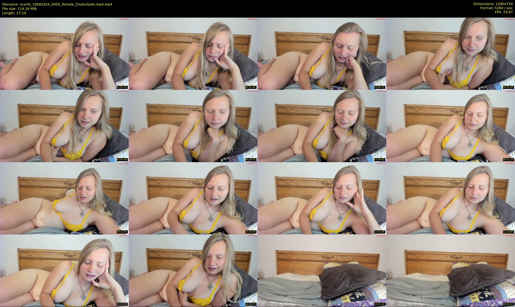 scartit — 18 minute Chaturbate female cam show recording, 720p, Aug 10, 2024