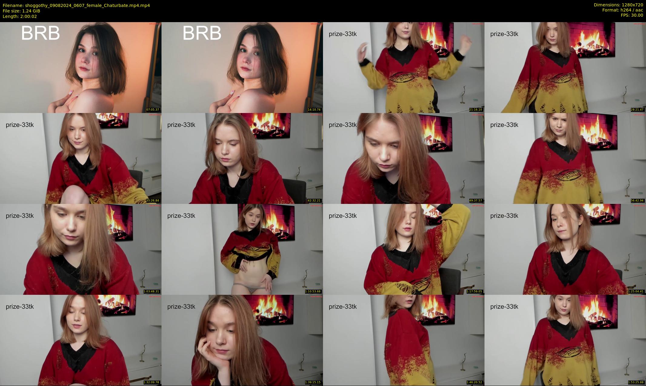 shoggothy — 121 minute Chaturbate female cam show recording, 720p, Aug 9, 2024