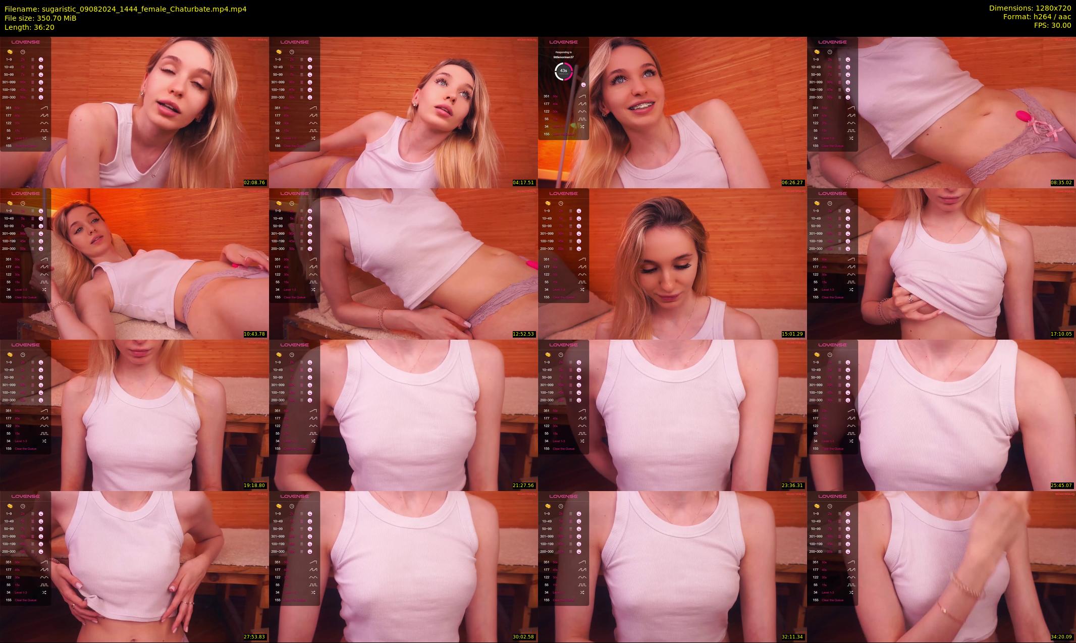 sugaristic — 37 minute Chaturbate female cam show recording, 720p, Aug 9, 2024