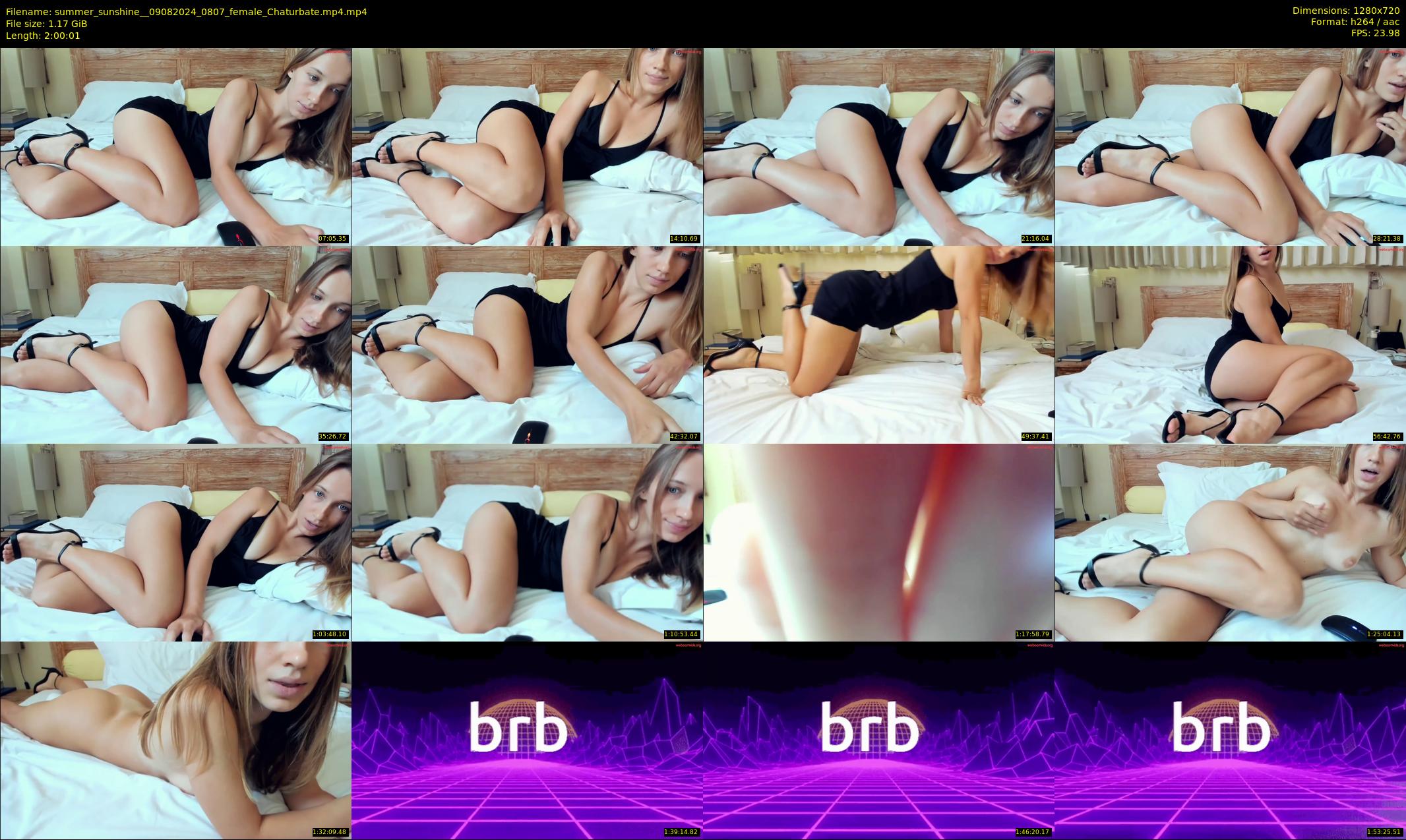 summer_sunshine_ — 121 minute Chaturbate female cam show recording, 720p, Aug 9, 2024