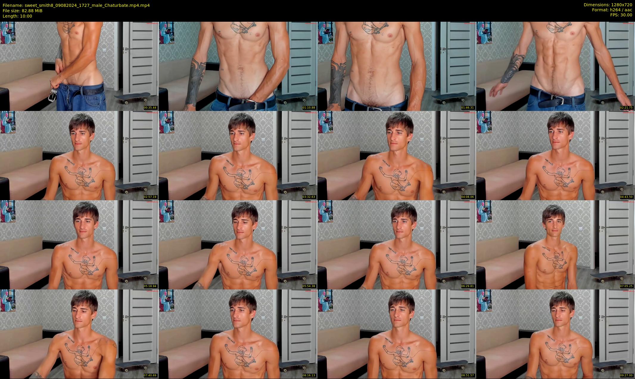 sweet_smith8 — 10 minute Chaturbate male cam show recording, 720p, Aug 9, 2024