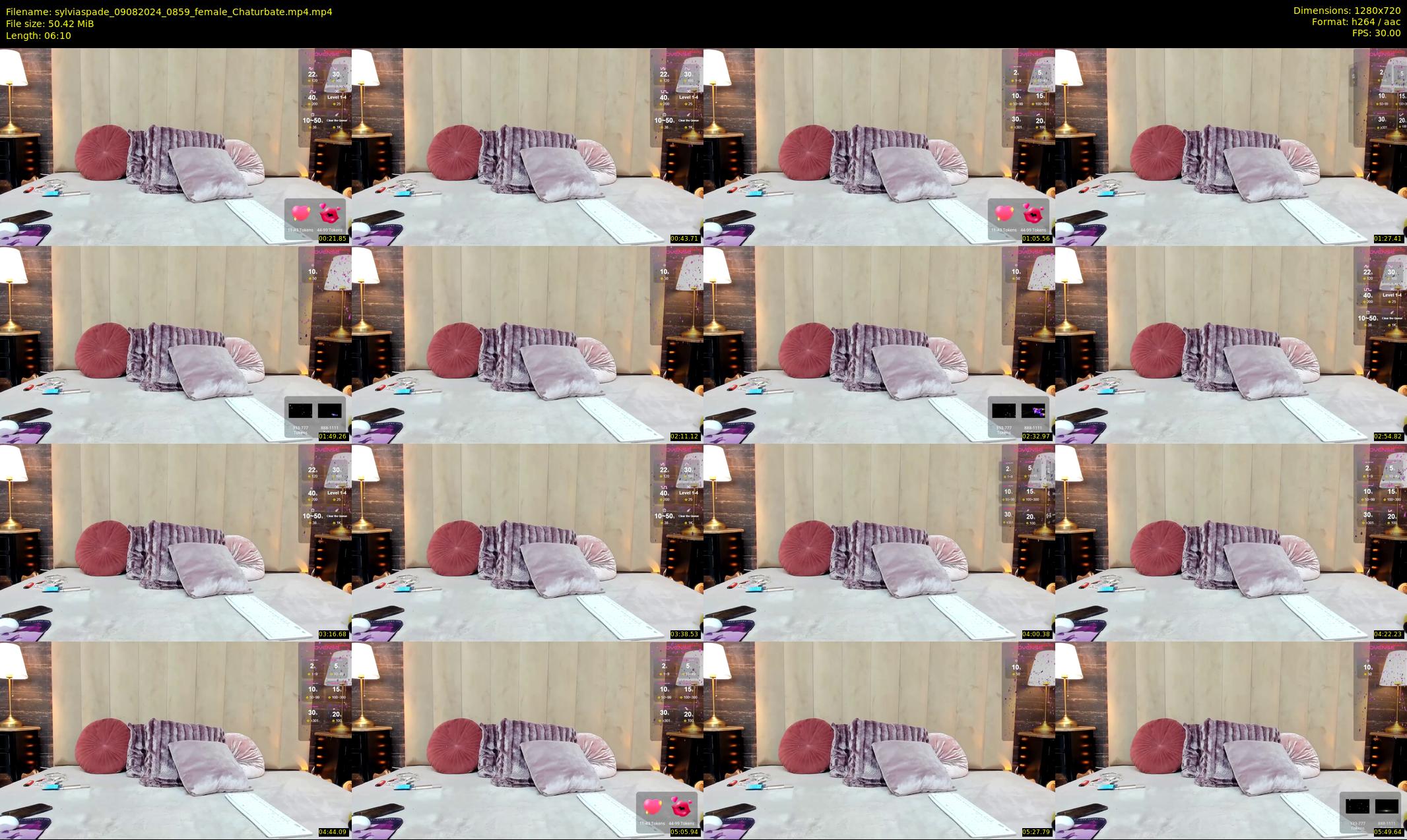 sylviaspade — 7 minute Chaturbate female cam show recording, 720p, Aug 9, 2024