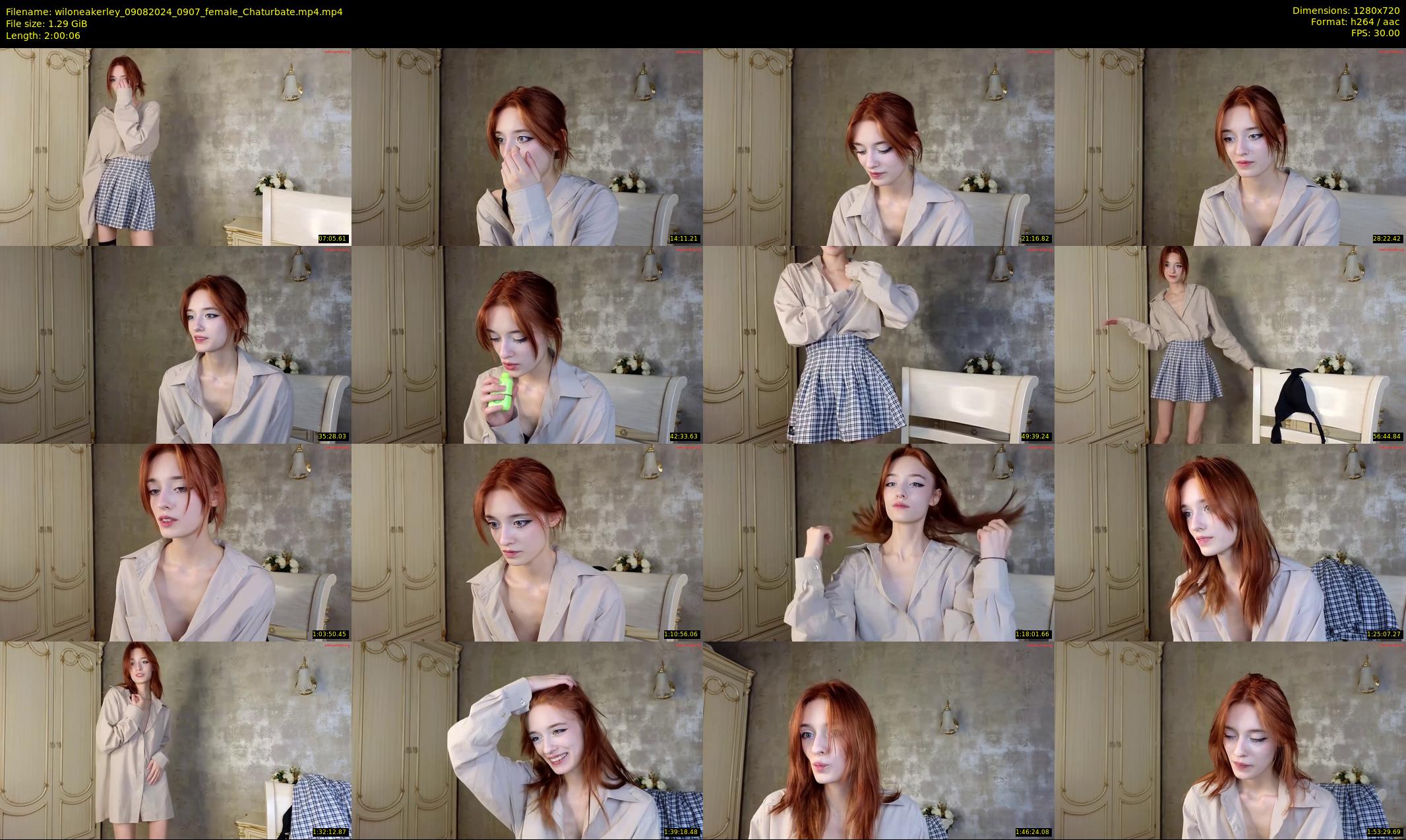 wiloneakerley — 121 minute Chaturbate female cam show recording, 720p, Aug 9, 2024