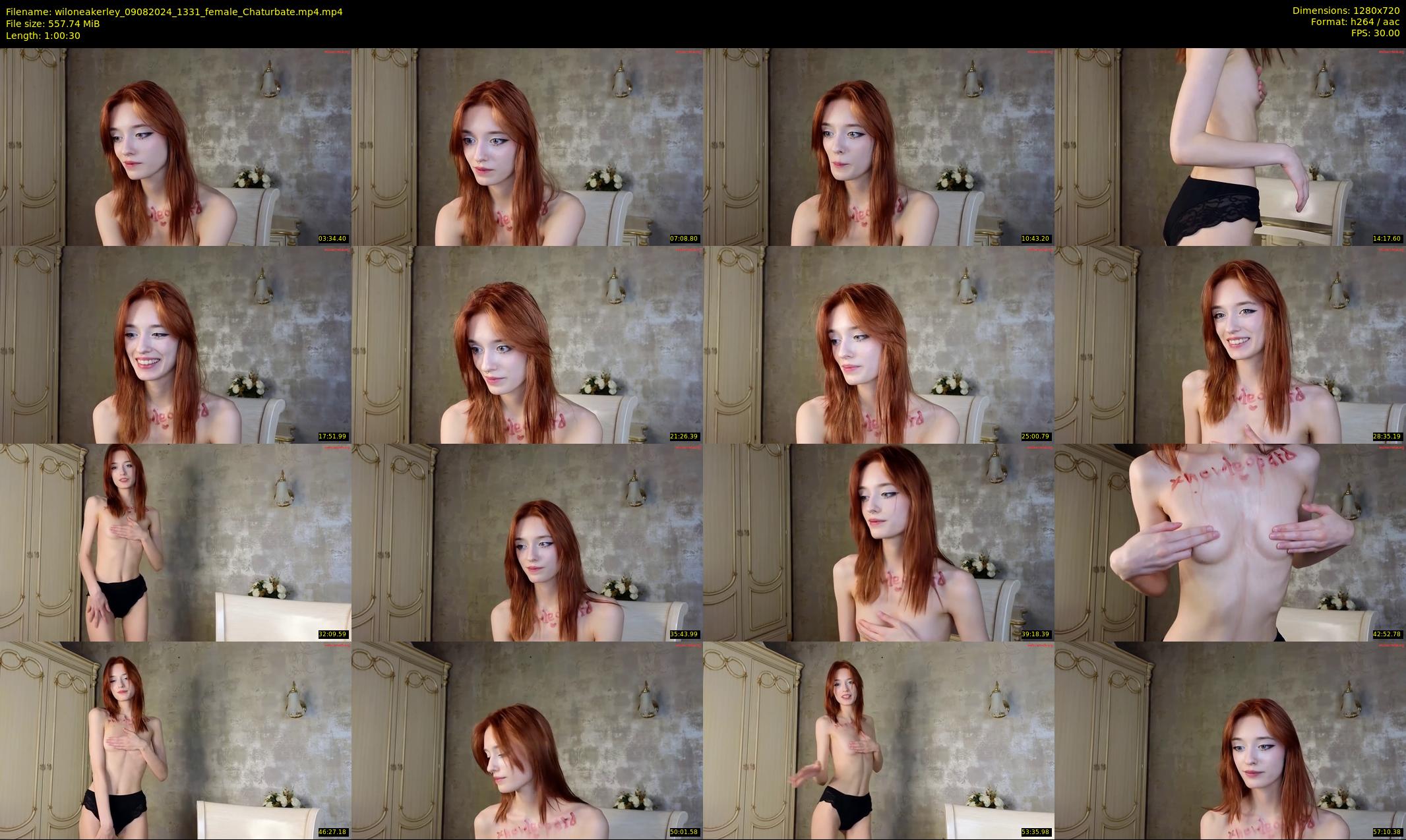 wiloneakerley — 61 minute Chaturbate female cam show recording, 720p, Aug 9, 2024
