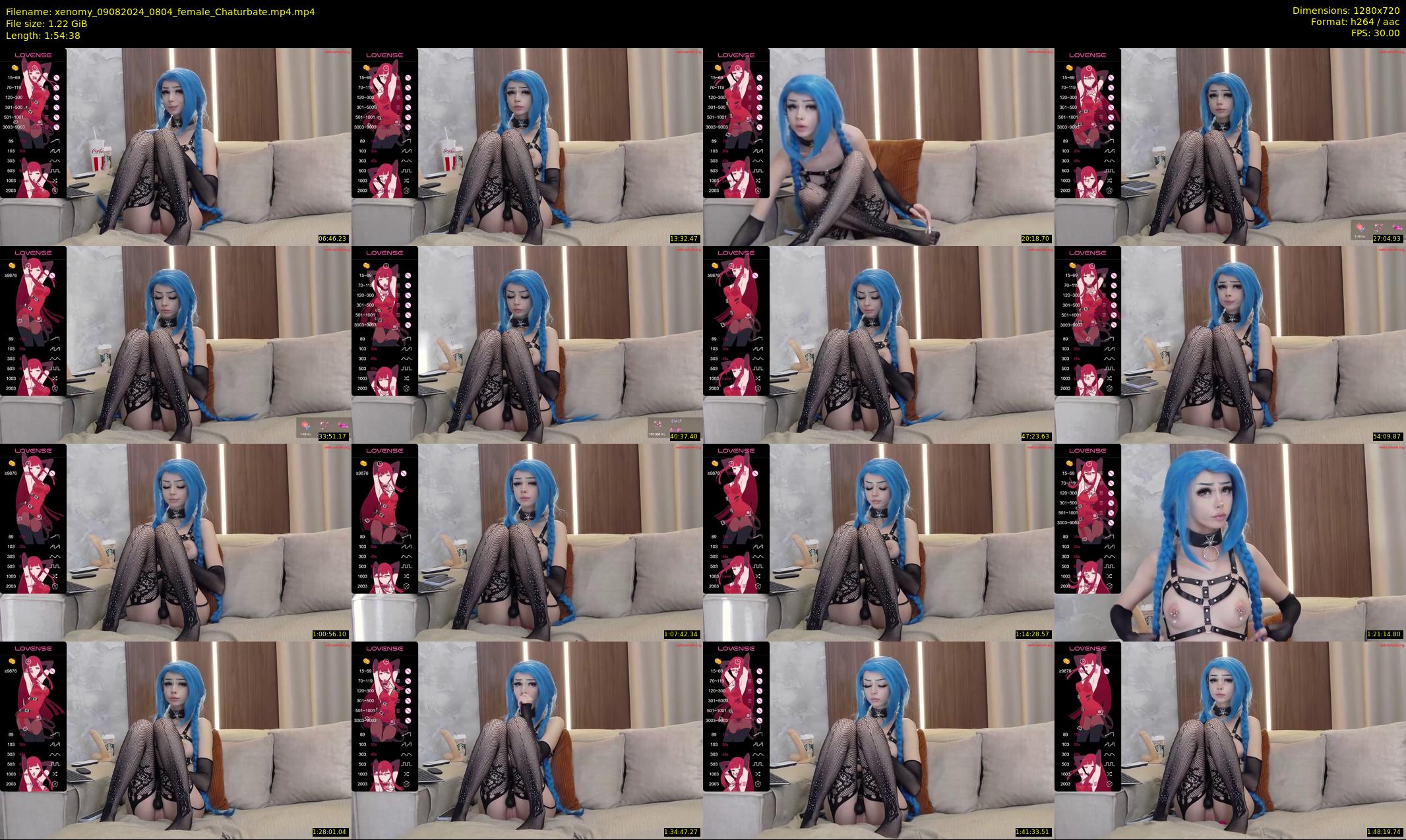 xenomy — 115 minute Chaturbate female cam show recording, 720p, Aug 9, 2024
