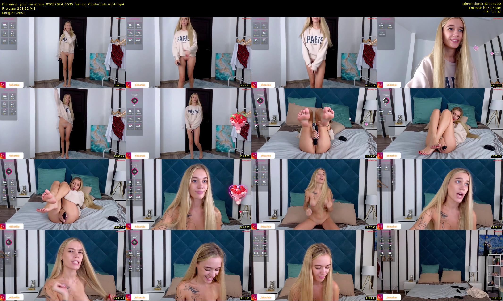 your_misstress — 35 minute Chaturbate female cam show recording, 720p, Aug 9, 2024