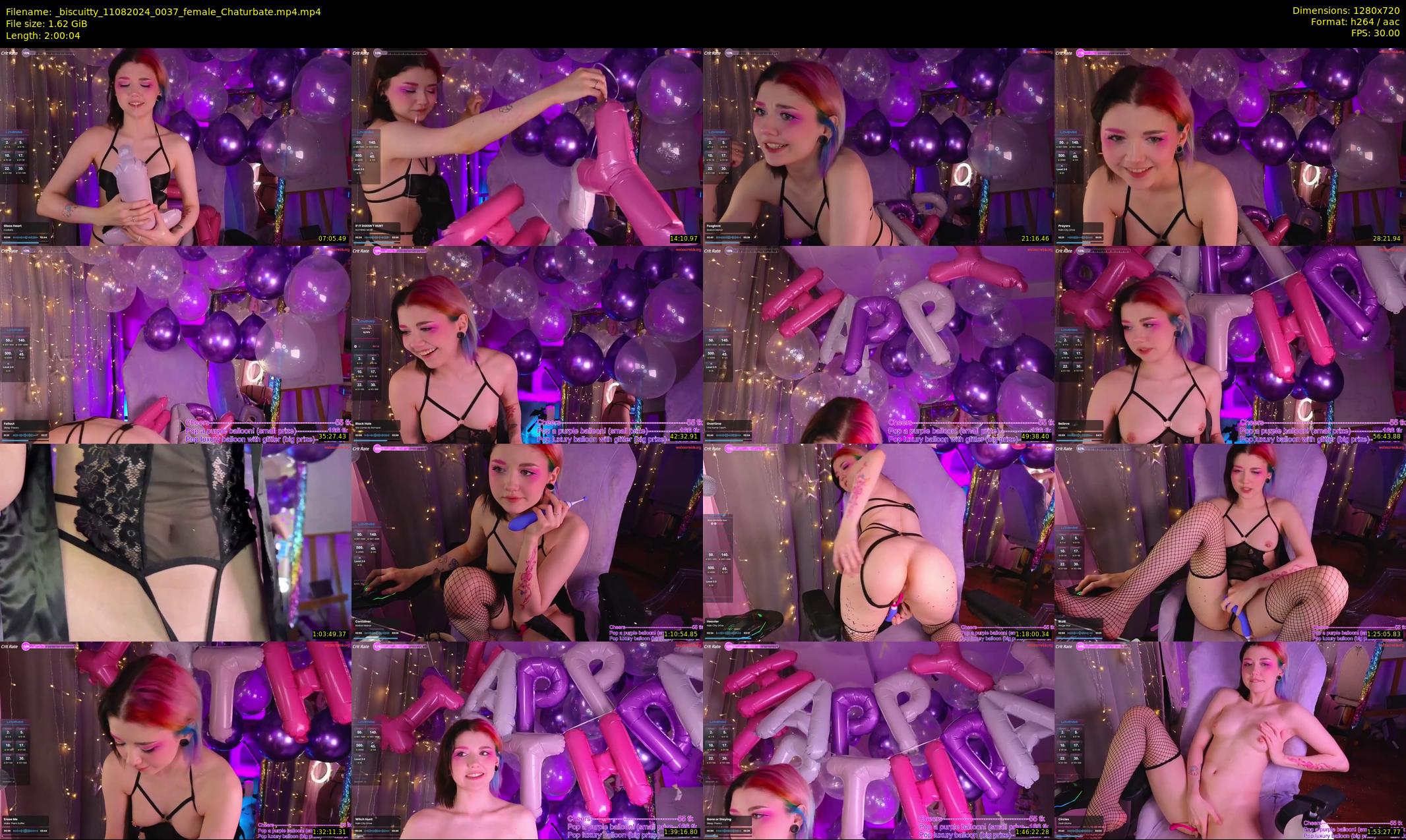 _biscuitty — 121 minute Chaturbate female cam show recording, 720p, Aug 11, 2024
