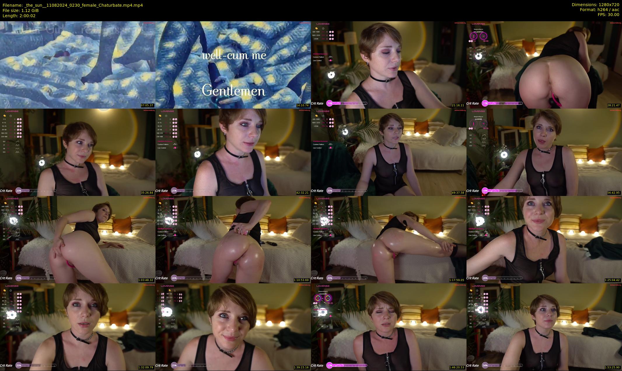 _the_sun_ — 121 minute Chaturbate female cam show recording, 720p, Aug 11, 2024