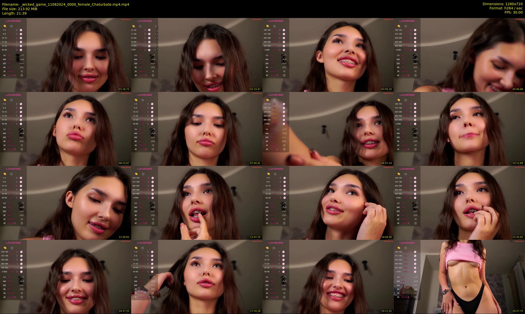 _wicked_game — 22 minute Chaturbate female cam show recording, 720p, Aug 11, 2024
