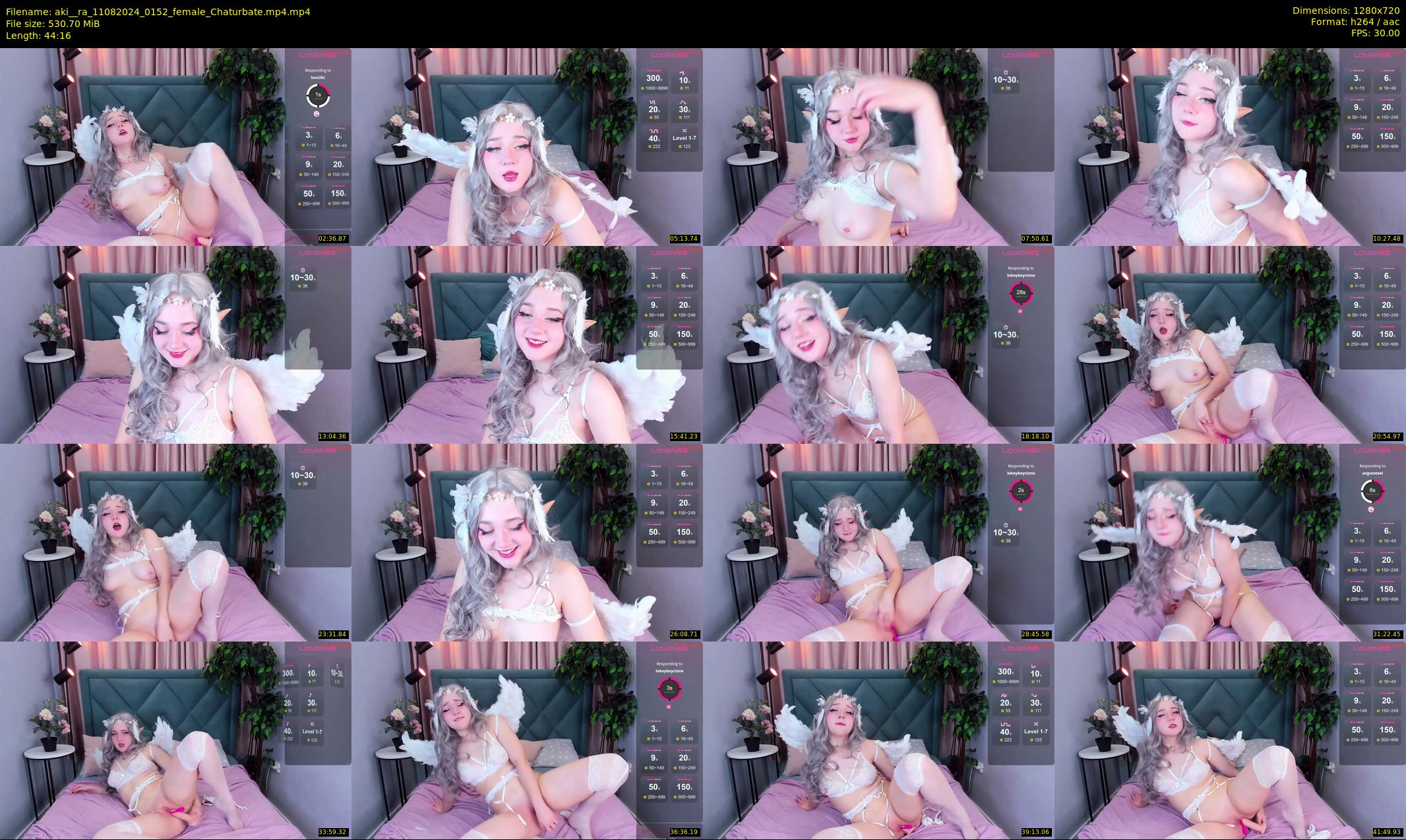 aki__ra — 45 minute Chaturbate female cam show recording, 720p, Aug 11, 2024