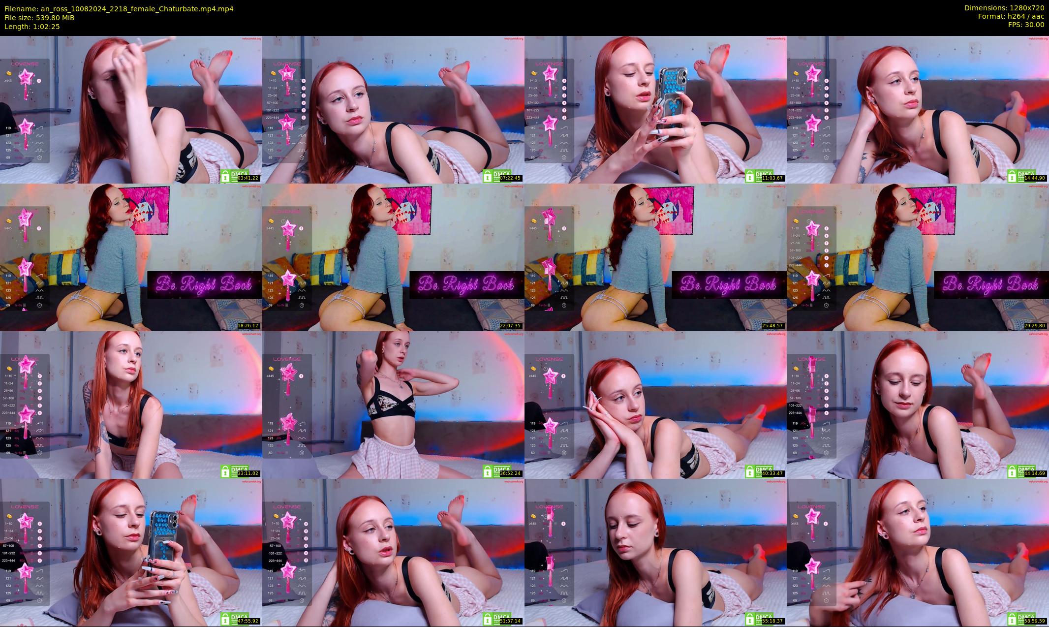 an_ross — 63 minute Chaturbate female cam show recording, 720p, Aug 10, 2024