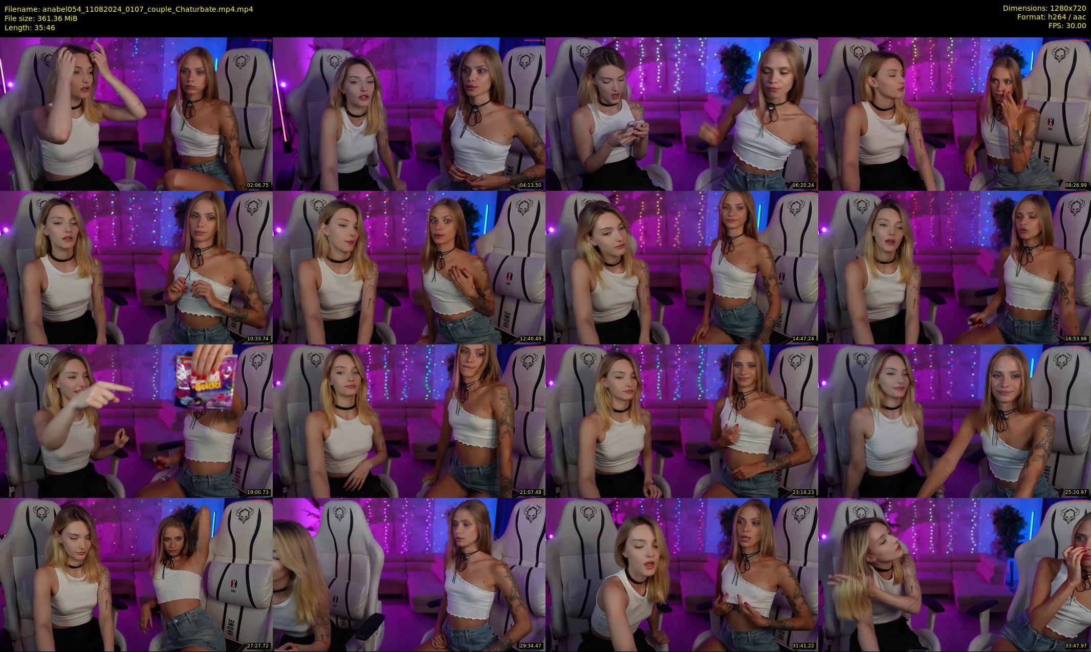 anabel054 — 36 minute Chaturbate female cam show recording, 720p, Aug 11, 2024