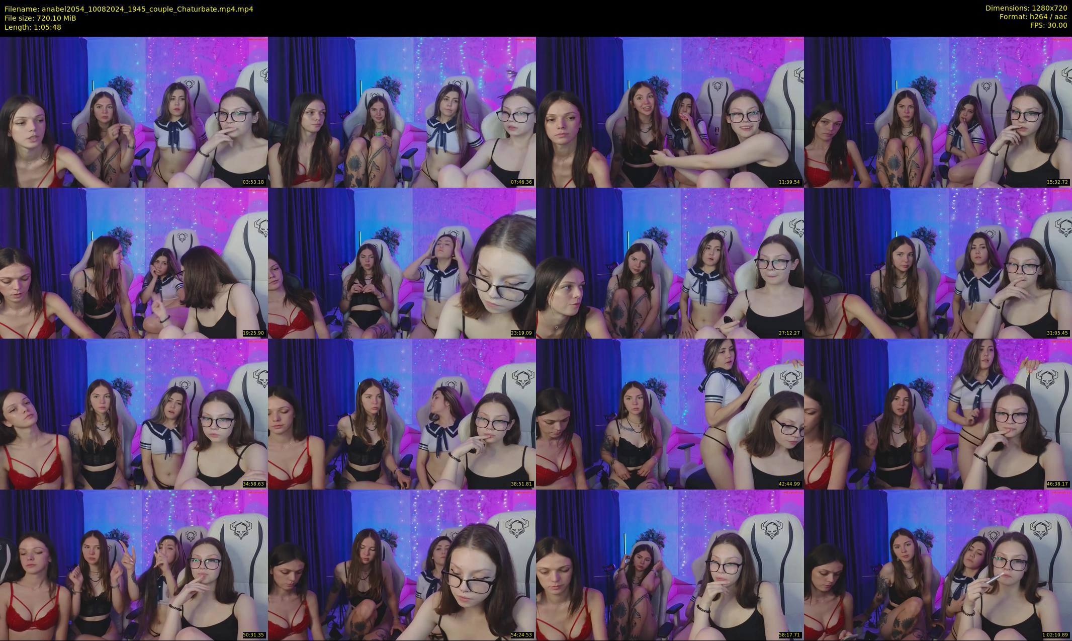 anabel2054 — 66 minute Chaturbate female cam show recording, 720p, Aug 10, 2024