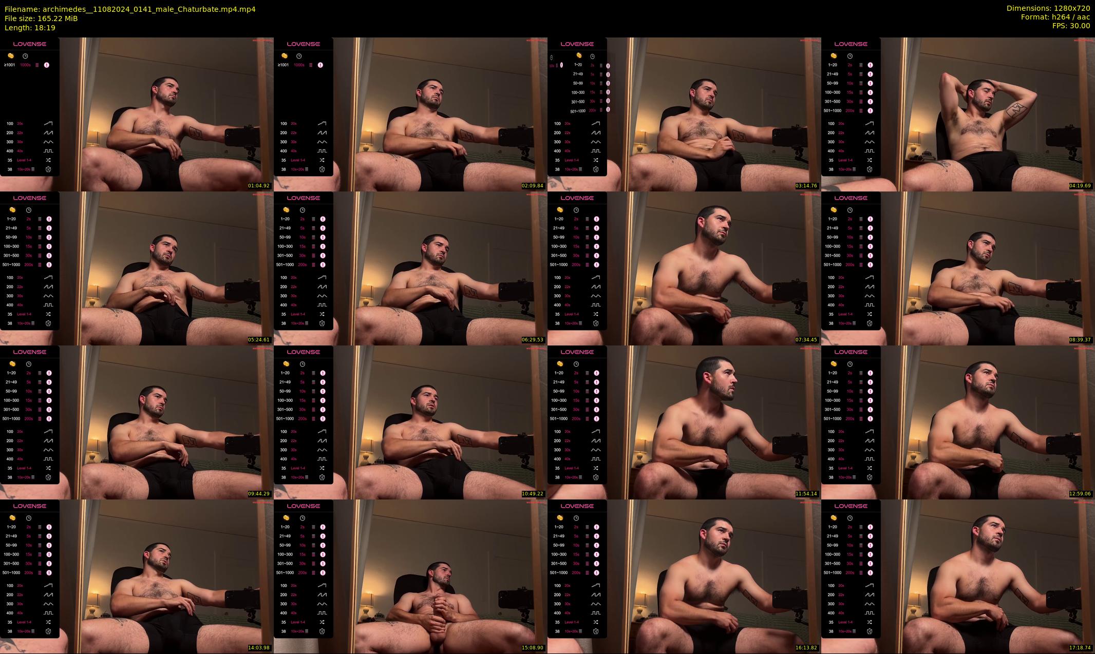 archimedes_ — 19 minute Chaturbate male cam show recording, 720p, Aug 11, 2024