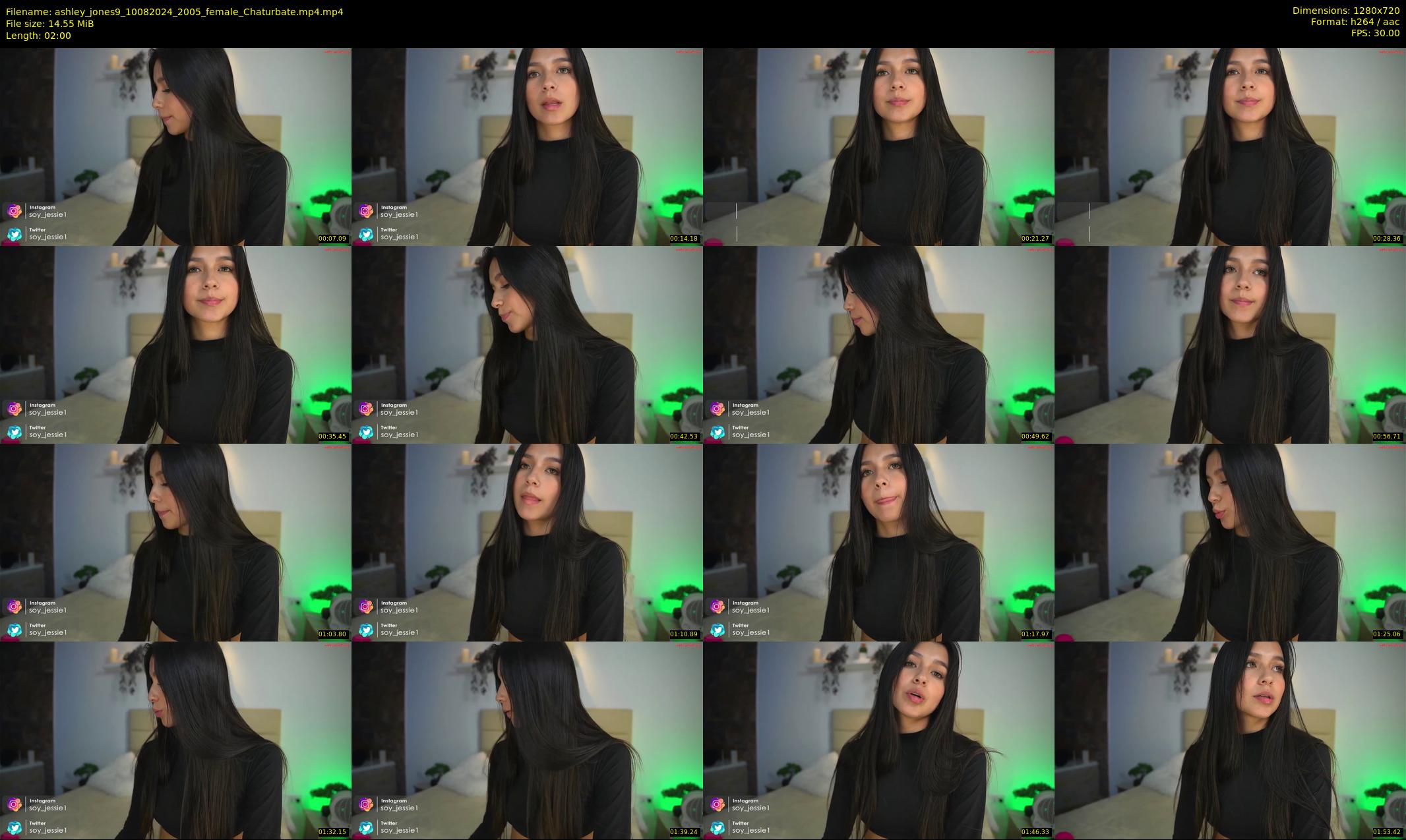 ashley_jones9 — 2 minute Chaturbate female cam show recording, 720p, Aug 10, 2024